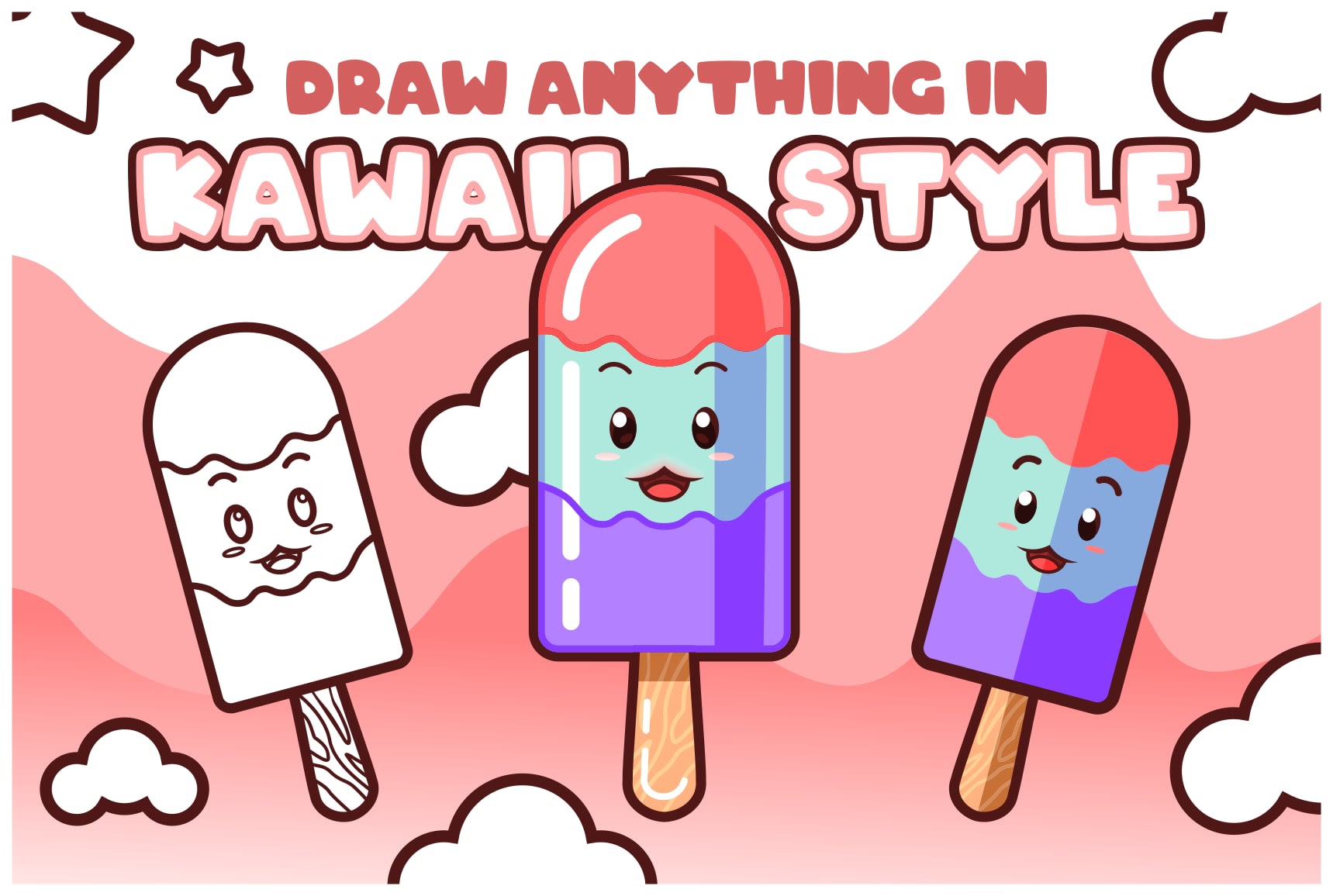 Draw Anything In Kawaii Style By Baruki Fiverr