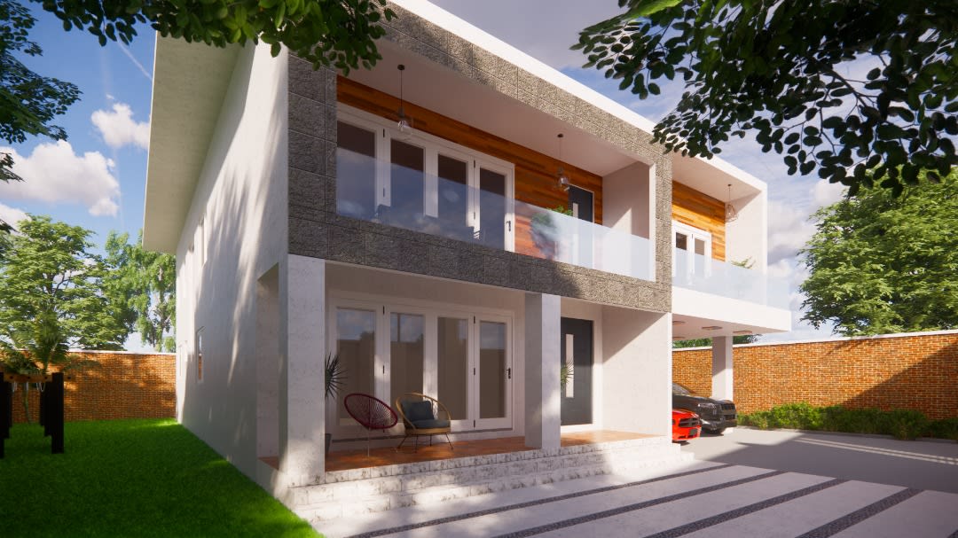 Create a 3d visual of your house or building project by Edwardlemaire | Fiverr