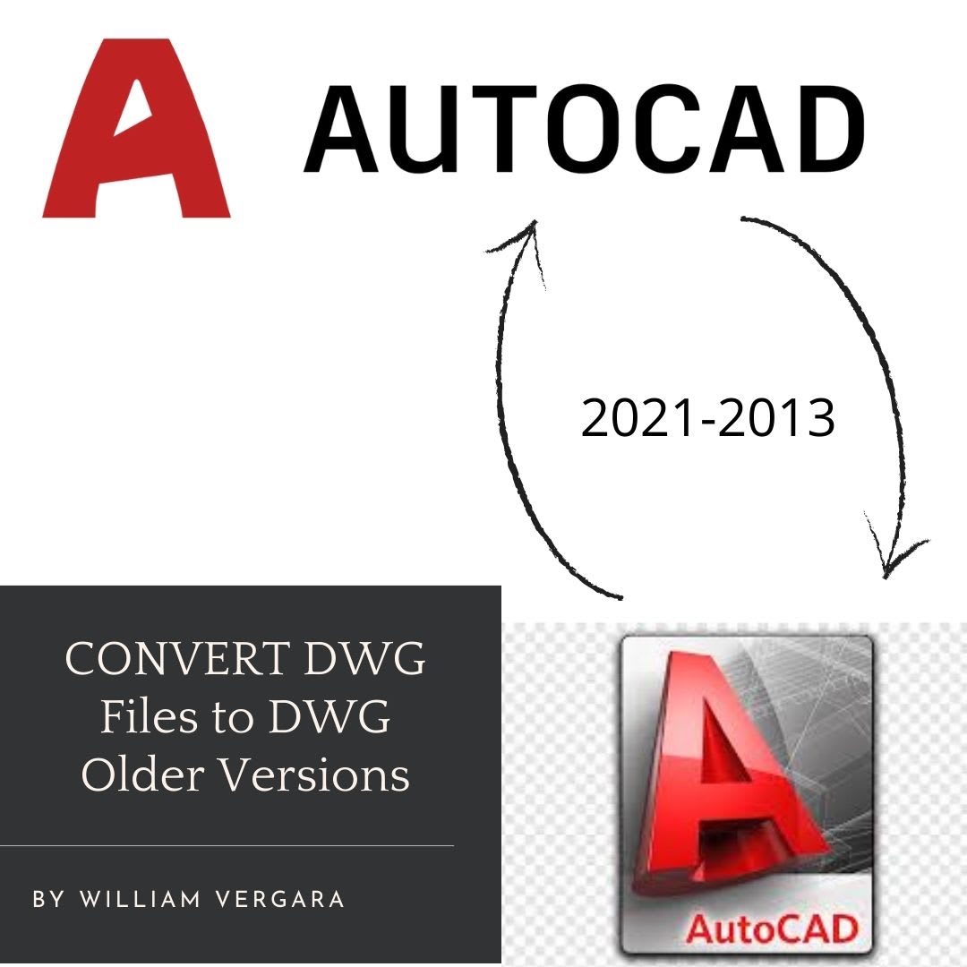 convert autocad file to older version