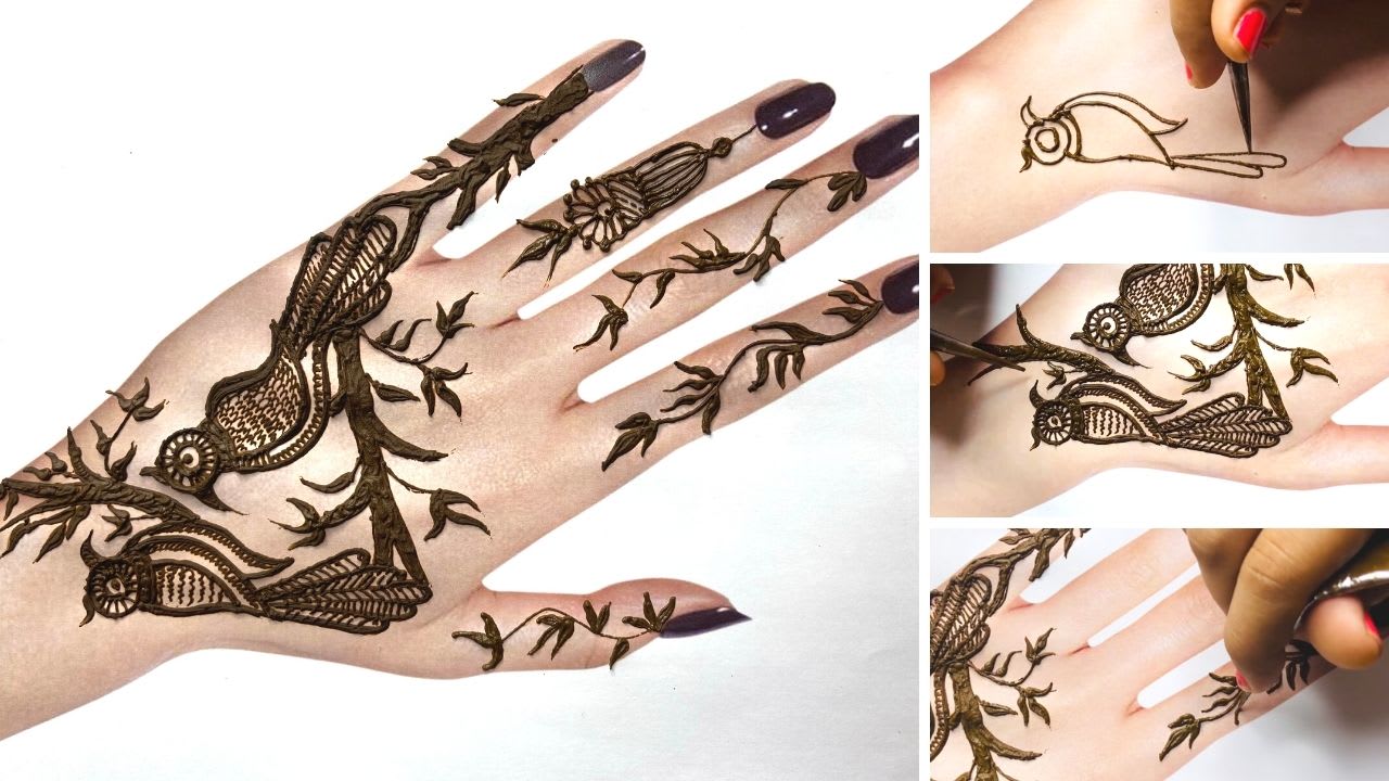 Full Hand Shaded Arabic Mehndi Designs (Video Tutorial) - K4 Fashion