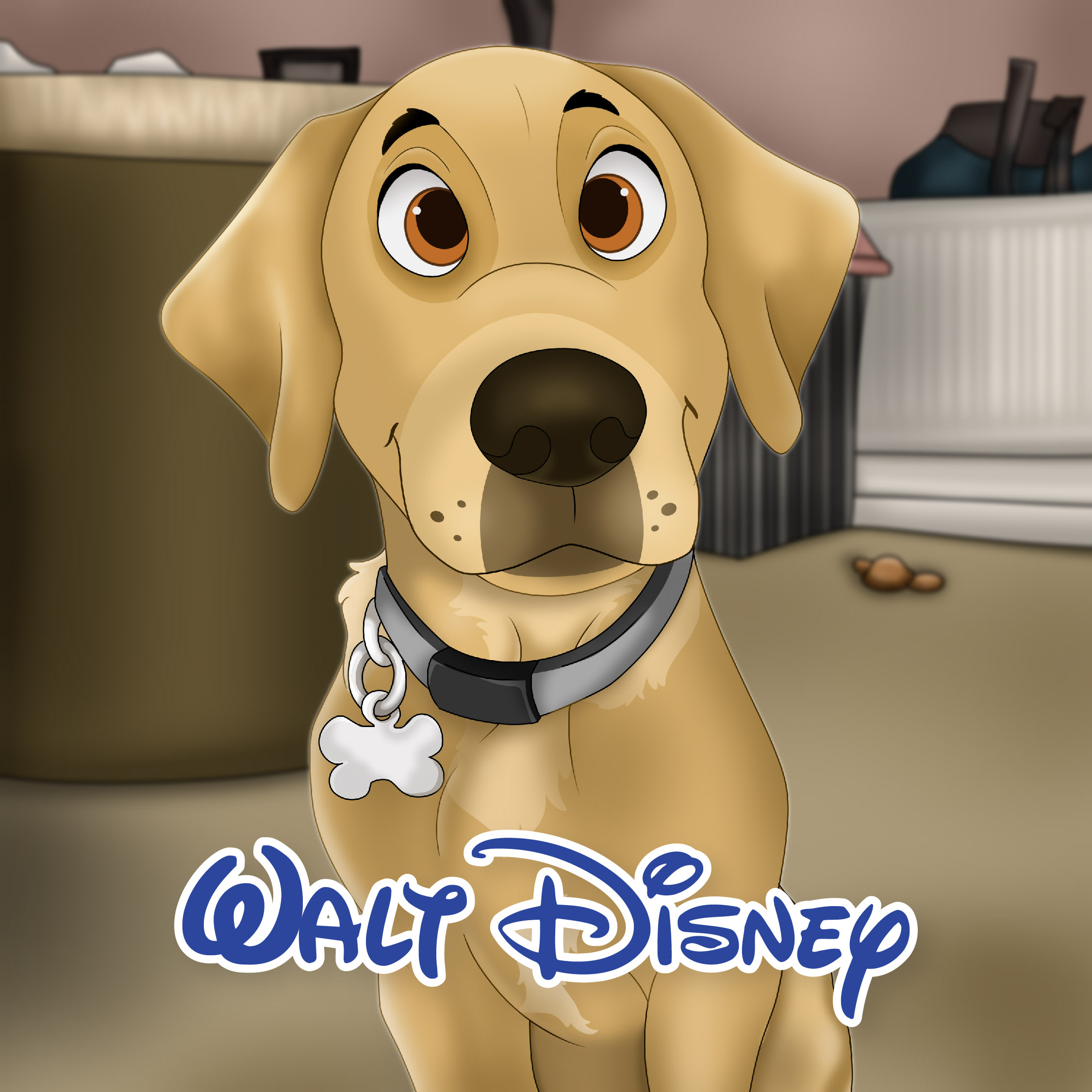 Draw your pets into disney cartoon style by Rowdesgn | Fiverr