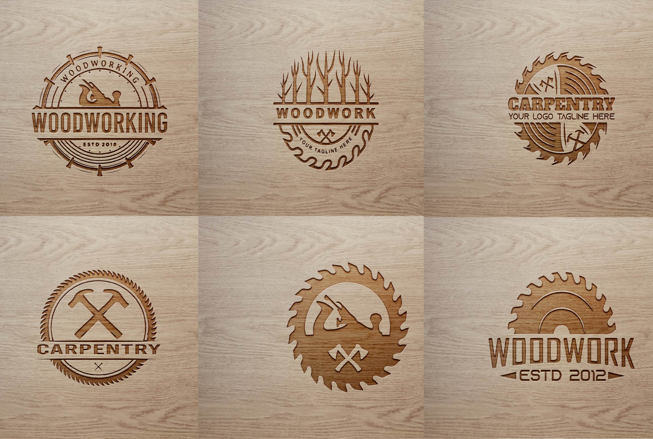 Wooden Furniture Logo Wood Shed Logo Design NINEDESIGN