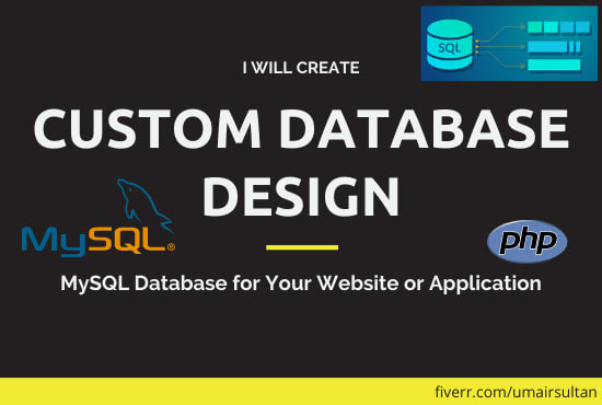 Design Mysql Database For Your Web And Mobile App By Umairsultan Fiverr