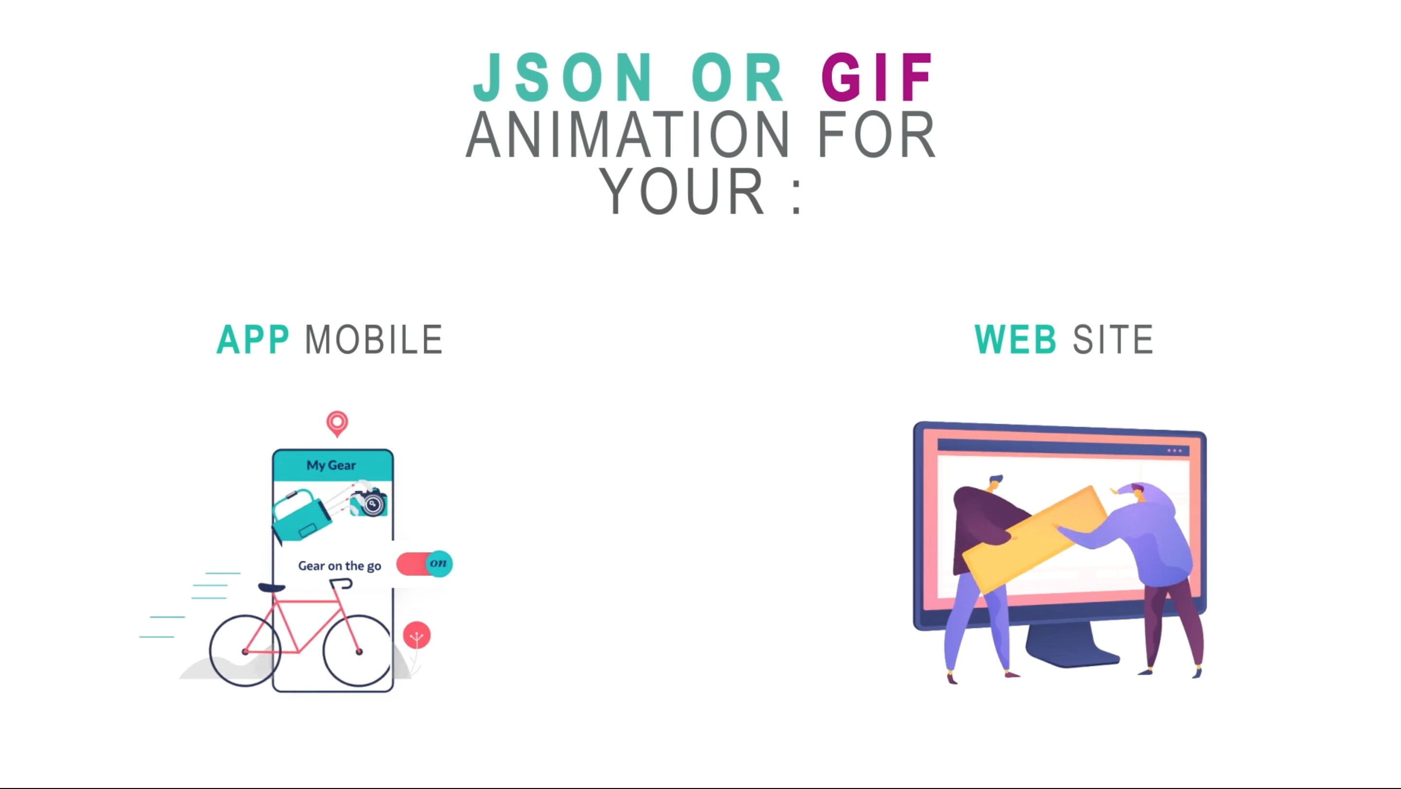 Download Design Animated Gif Or Lottie Json Svg Animation For Web And Mobile App By Shel Up Fiverr