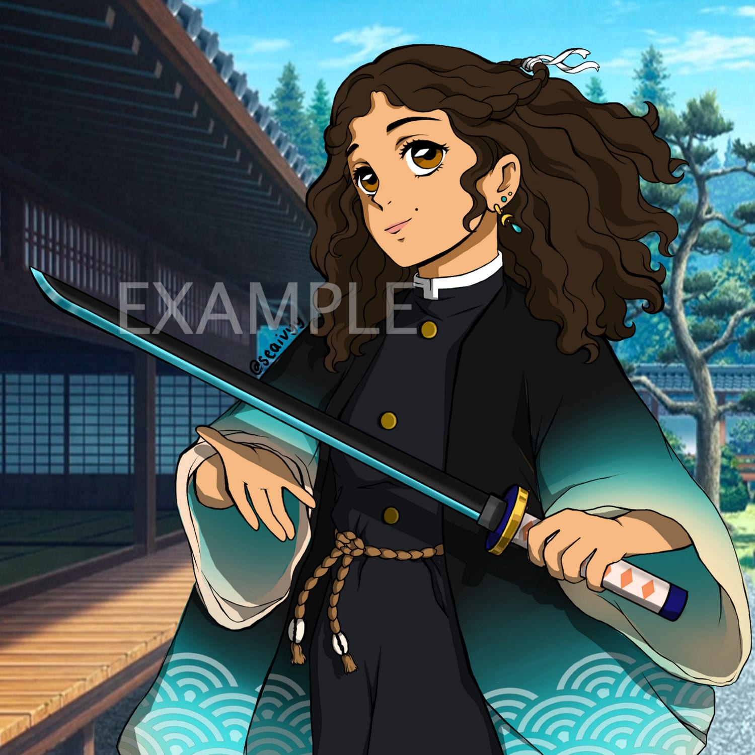 Draw Your Kimetsu No Yaiba Or Demon Slayer Character By Seaivyy Fiverr