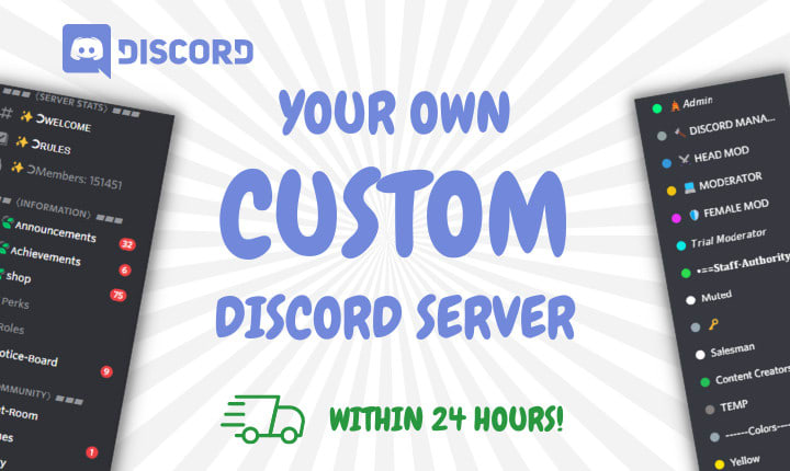 setup your discord server within 72 hours