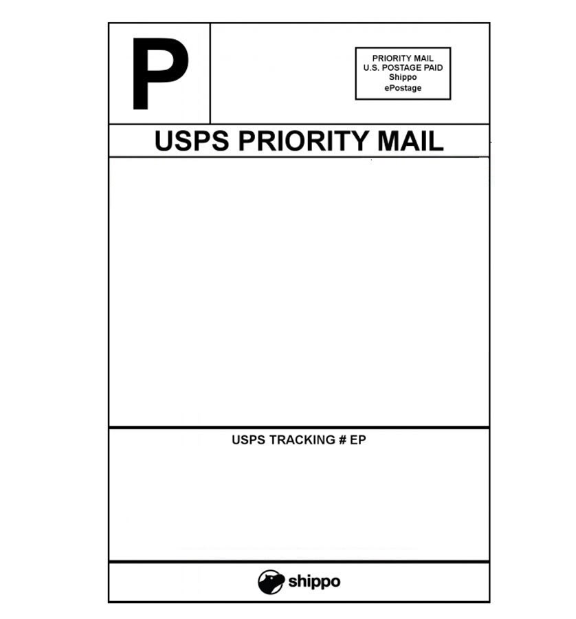 create usps priority shipping label