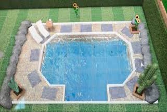 Build A Backyard And A Pool In Bloxburg By Manhatanisha Fiverr - how to make a pool roblox bloxburg