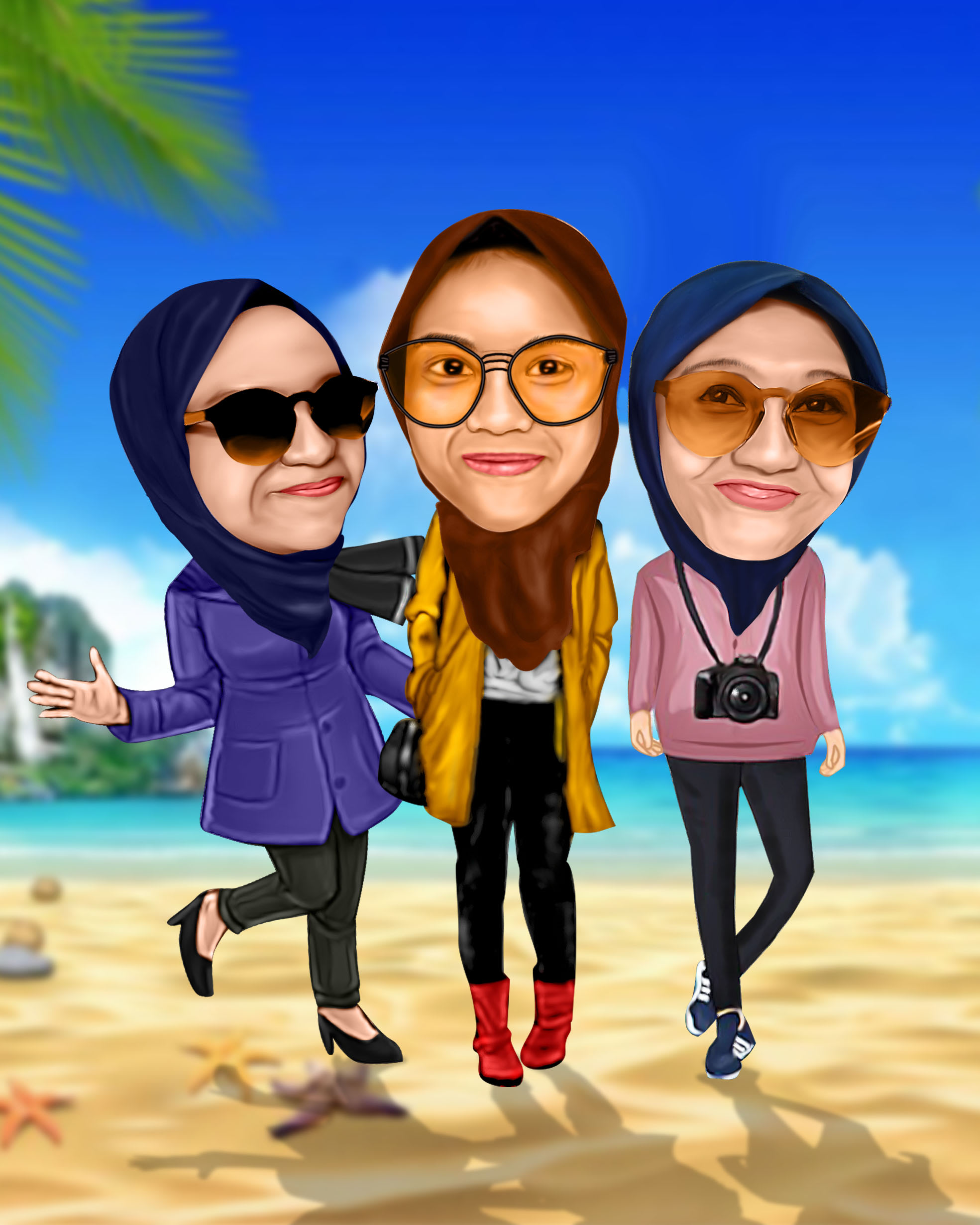 Create a cute caricature with cartoon effect using adobe photoshop by Wiwid_efendi | Fiverr Create a cute caricature with cartoon effect using adobe photoshop by Wiwid_efendi | Fiverr