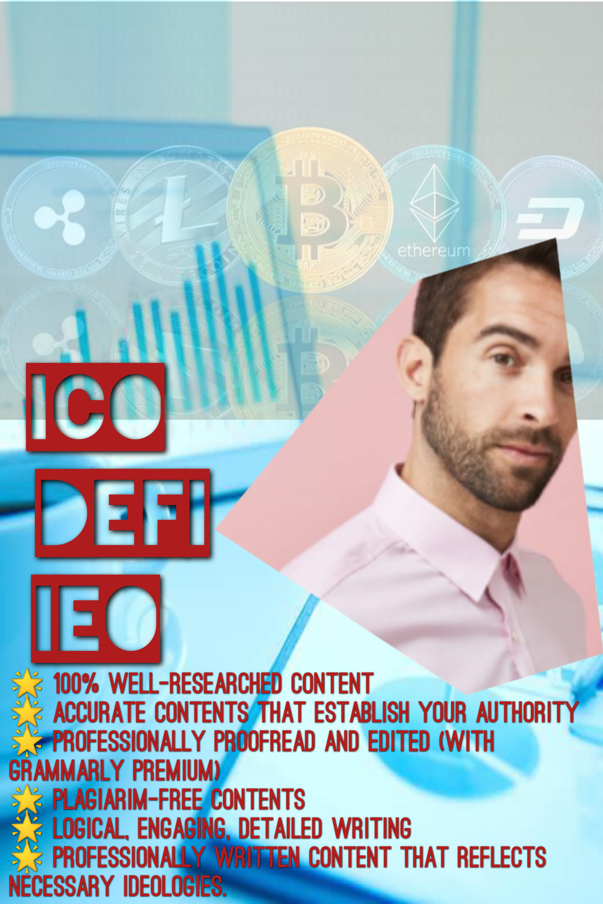 Write and design white paper, ico white paper, cryptocurrency