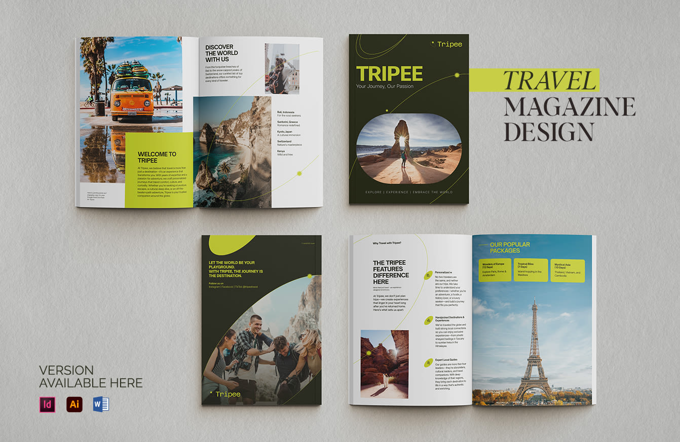 Travel Brochure Design Ideas