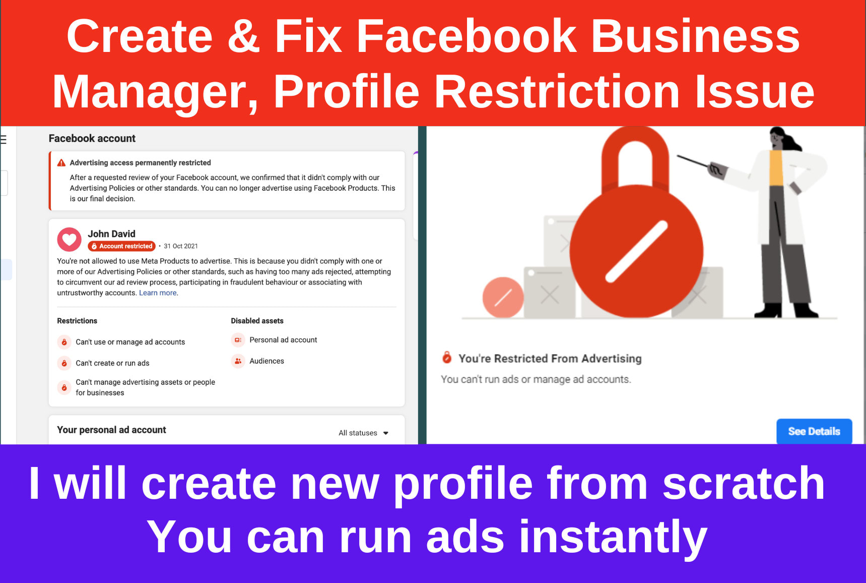 Facebook Business Manager: Restricted Account - LookinLA