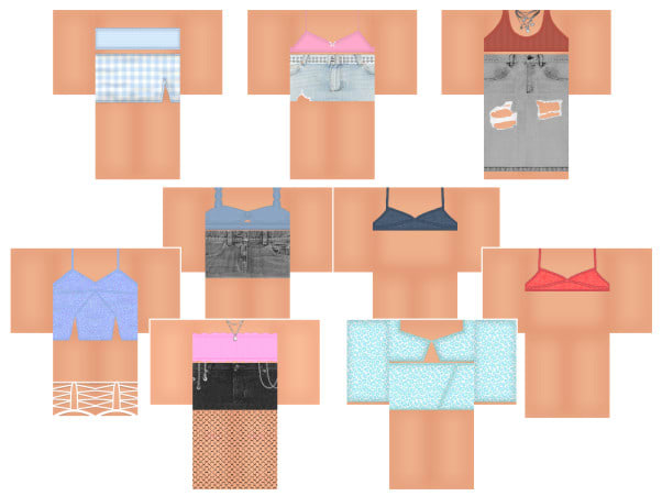 give you 35 roblox clothing templates