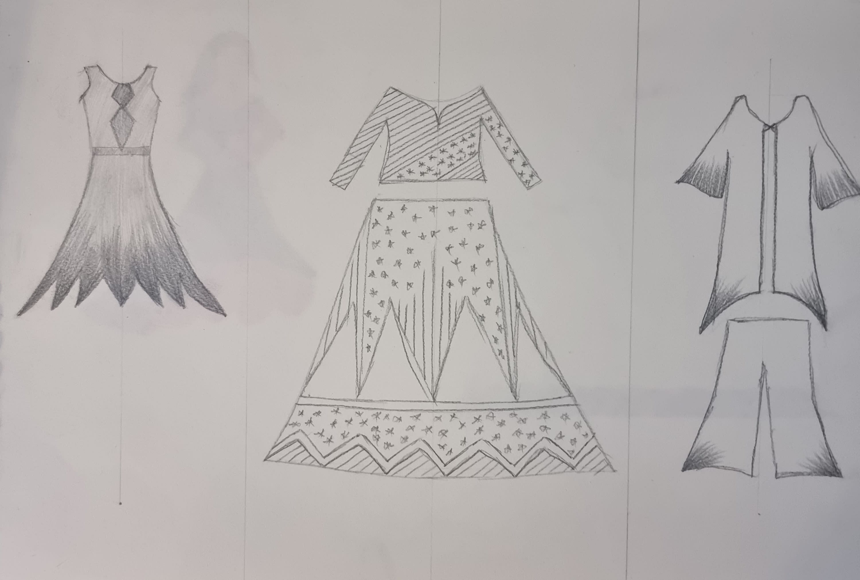 Lehenga choli drawing design #indian #wedding #dress #sketches #drawing  #indianwedd… | Dress illustration art, Fashion illustration dresses,  Fashion drawing dresses