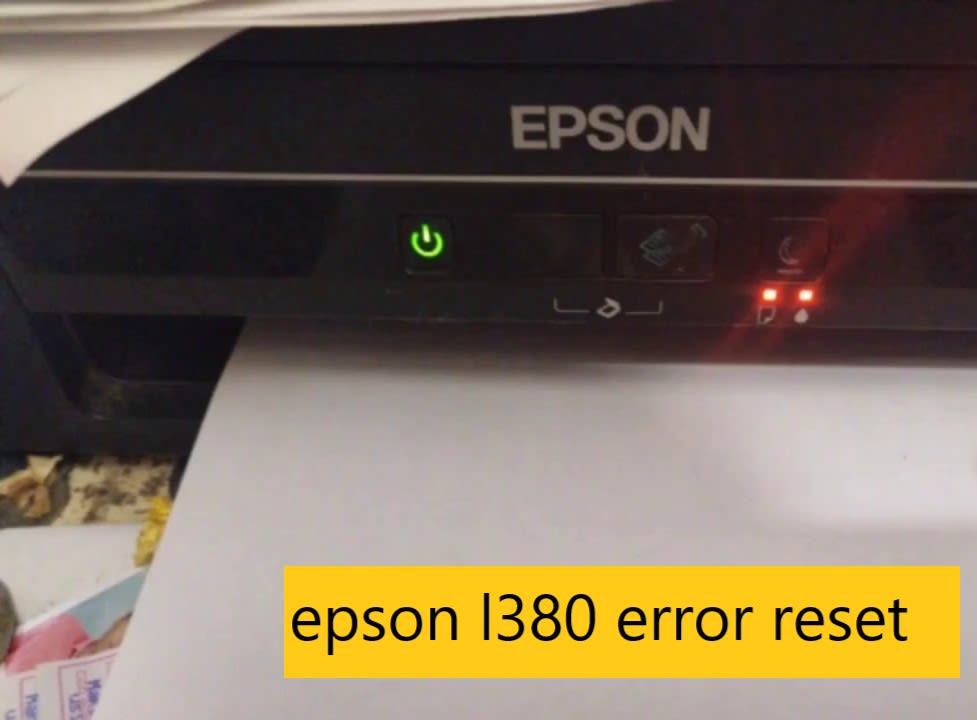 epson l210 error blinking