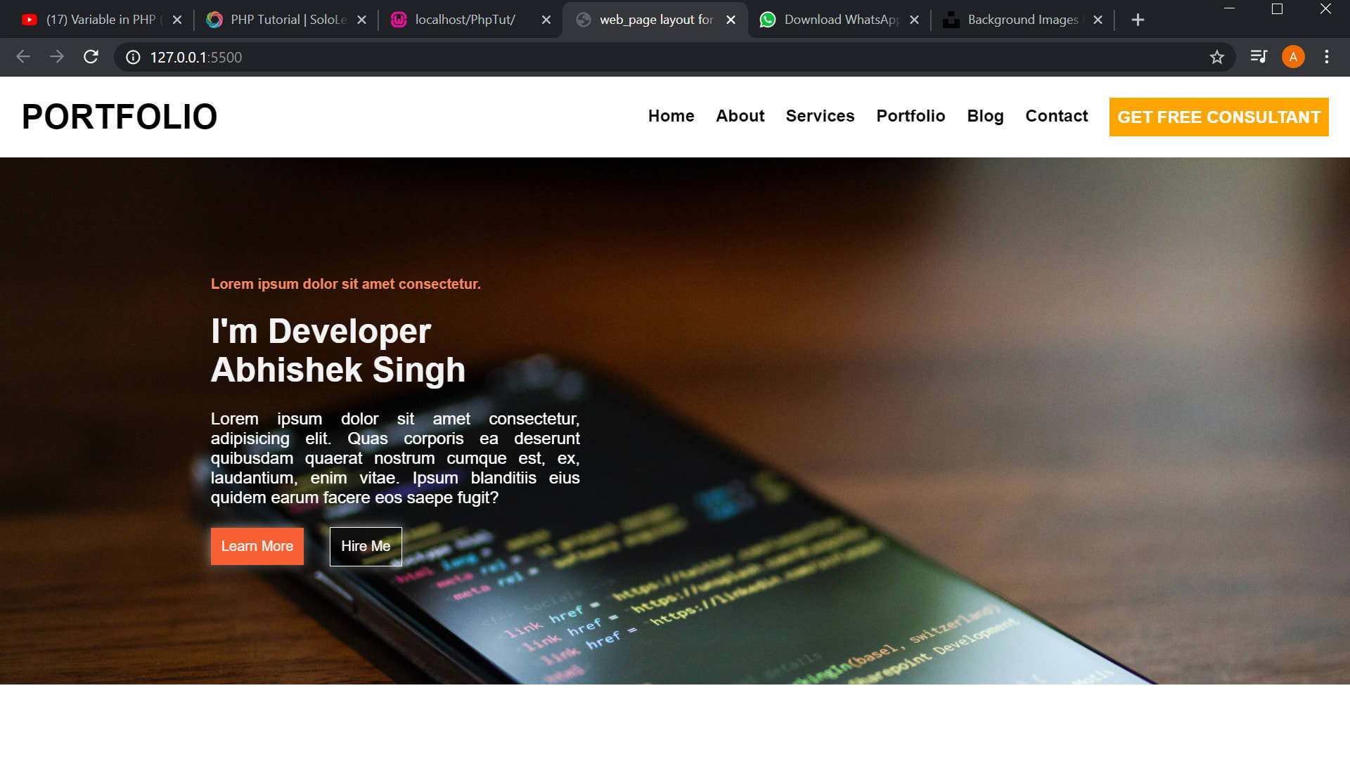 Responsive web page and css javascript animation by Abhik30 | Fiverr