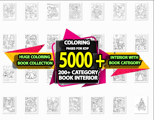 Download Deliver More Than 5000 Coloring Pages Bundle For Amazon Kdp By Victoria Kinoua Fiverr