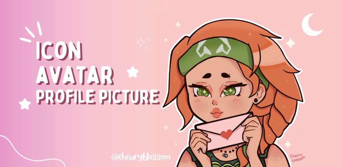 Draw cute anime profile picture, avatar, emotes, icon, logo by Mooneto