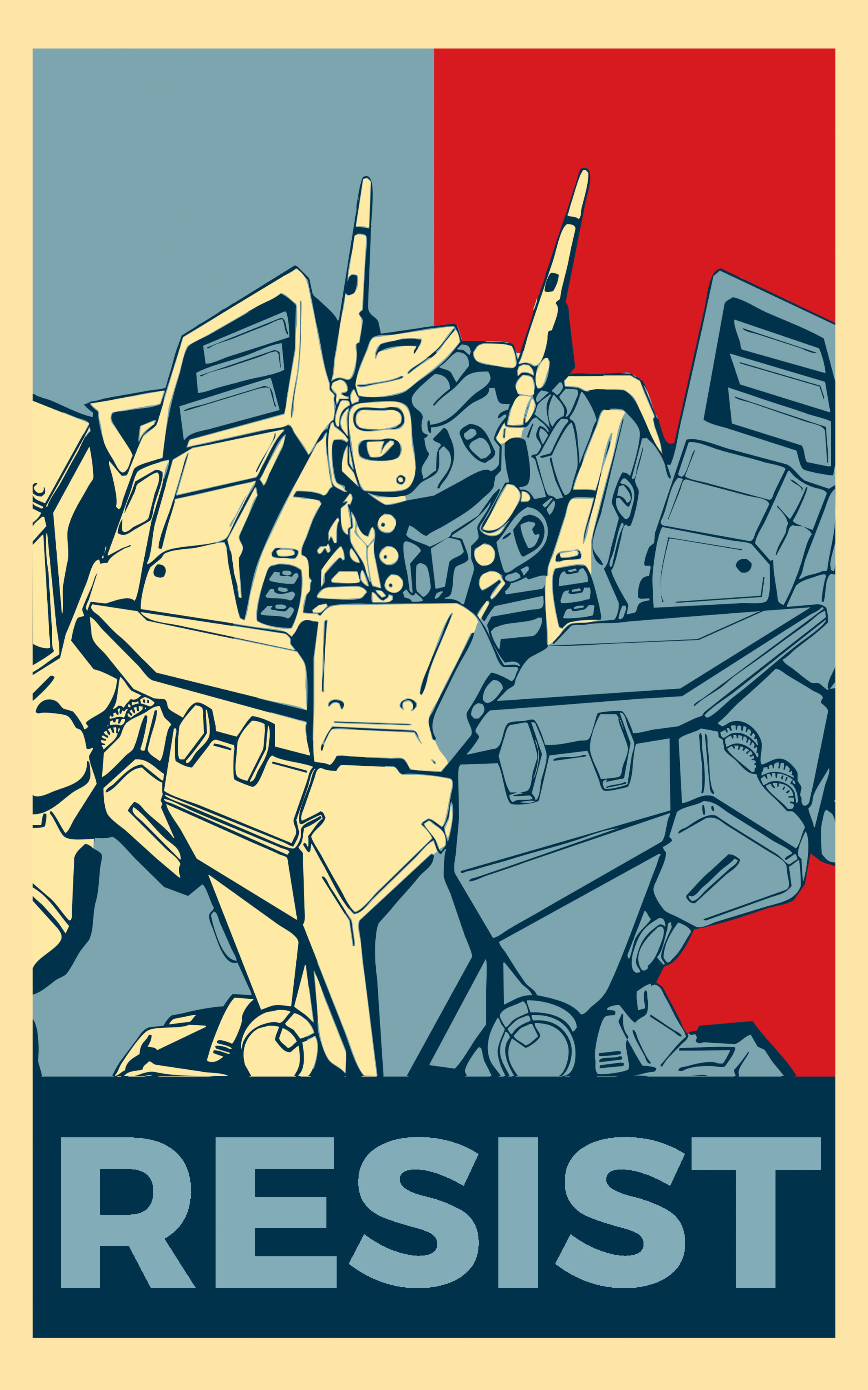 Make Blue And Red Propaganda Posters By Martynlarge Fiverr