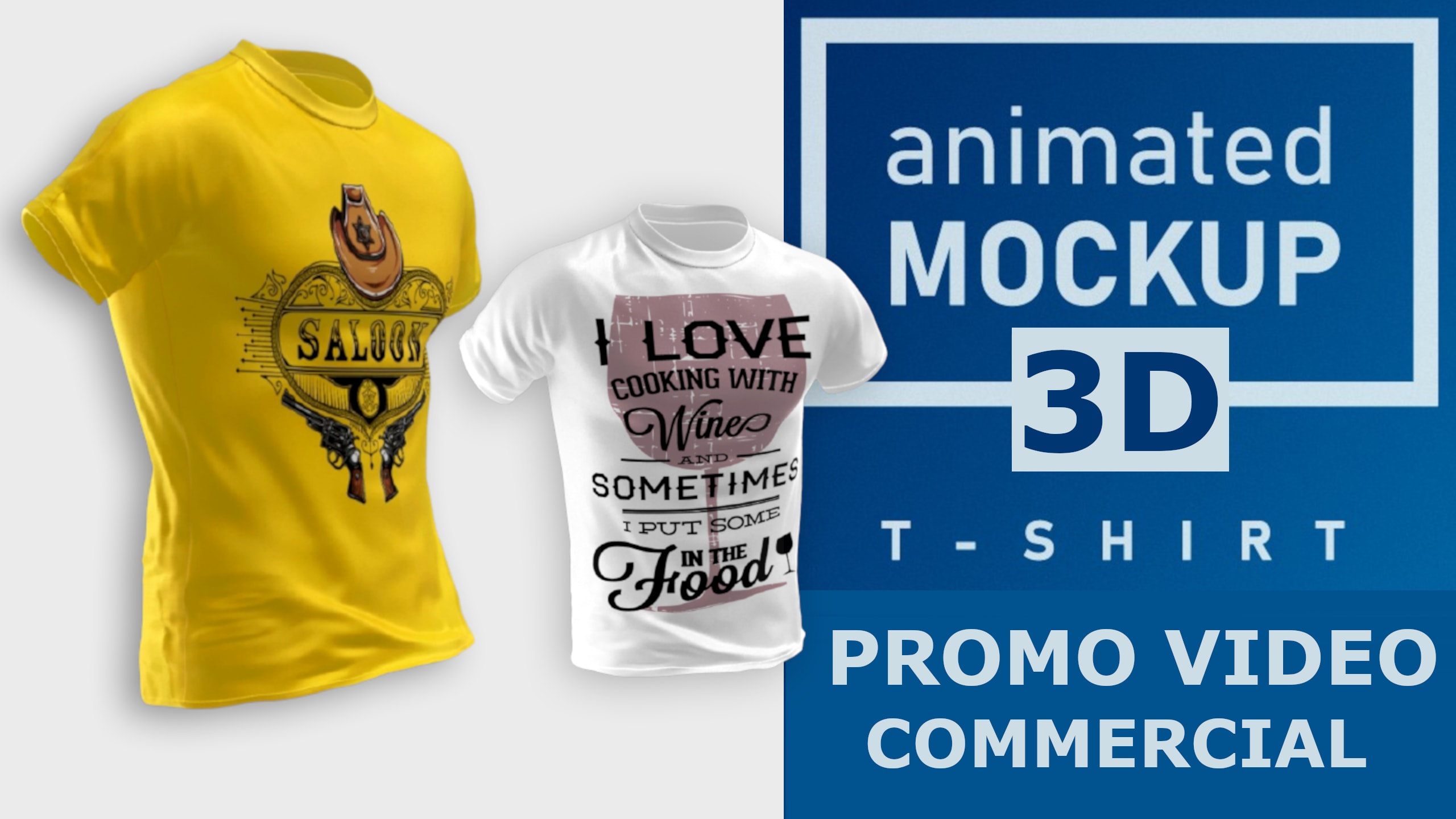 Download Create Animated 3d T Shirt Mockup Promo Video Commercial By Gabrielo Fiverr