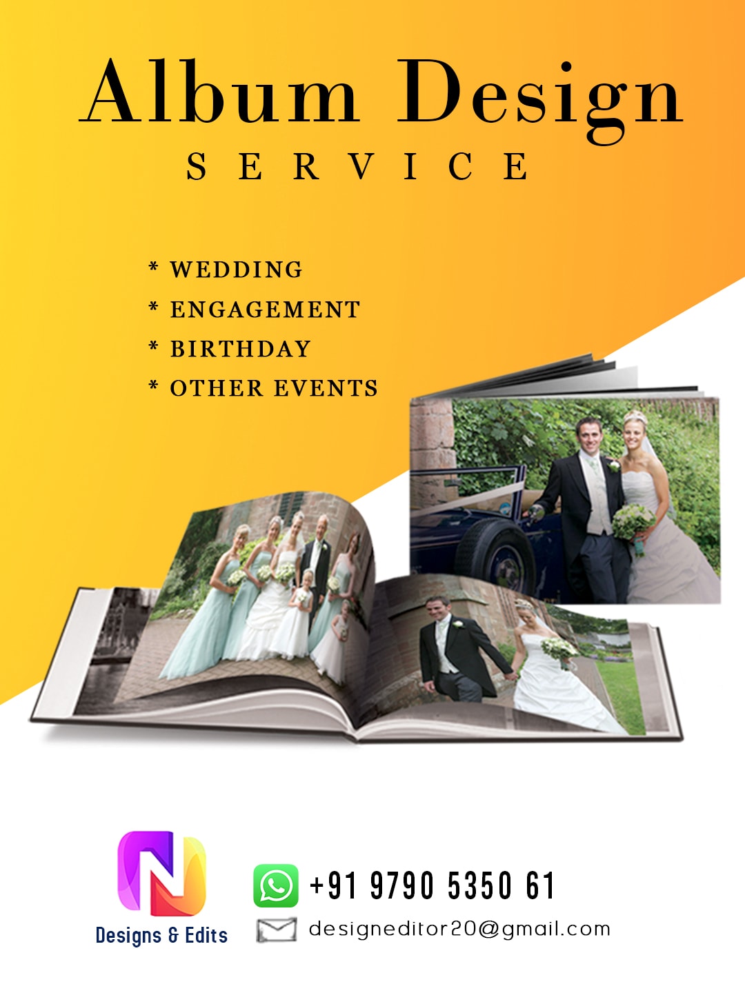 Photo Book & Wedding Album Design Service