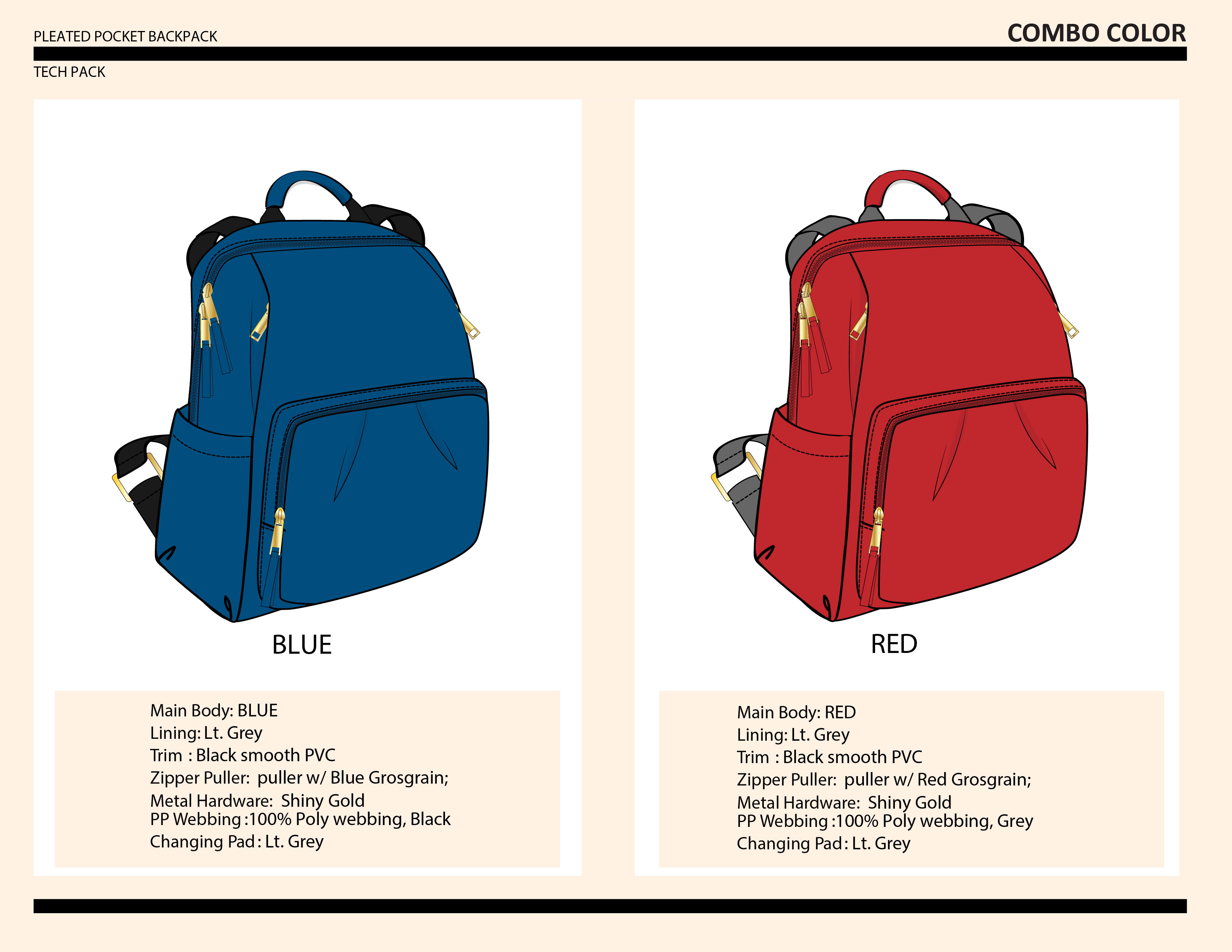 Bag Design illustration with Teck Pack
