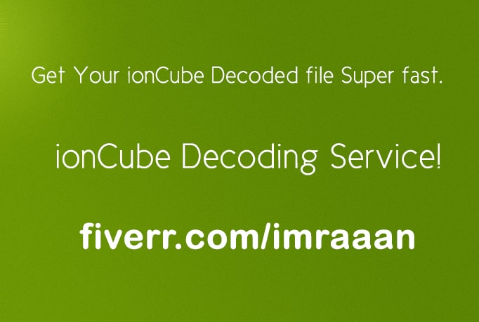 full ioncube decoder v. 9.0 full edition