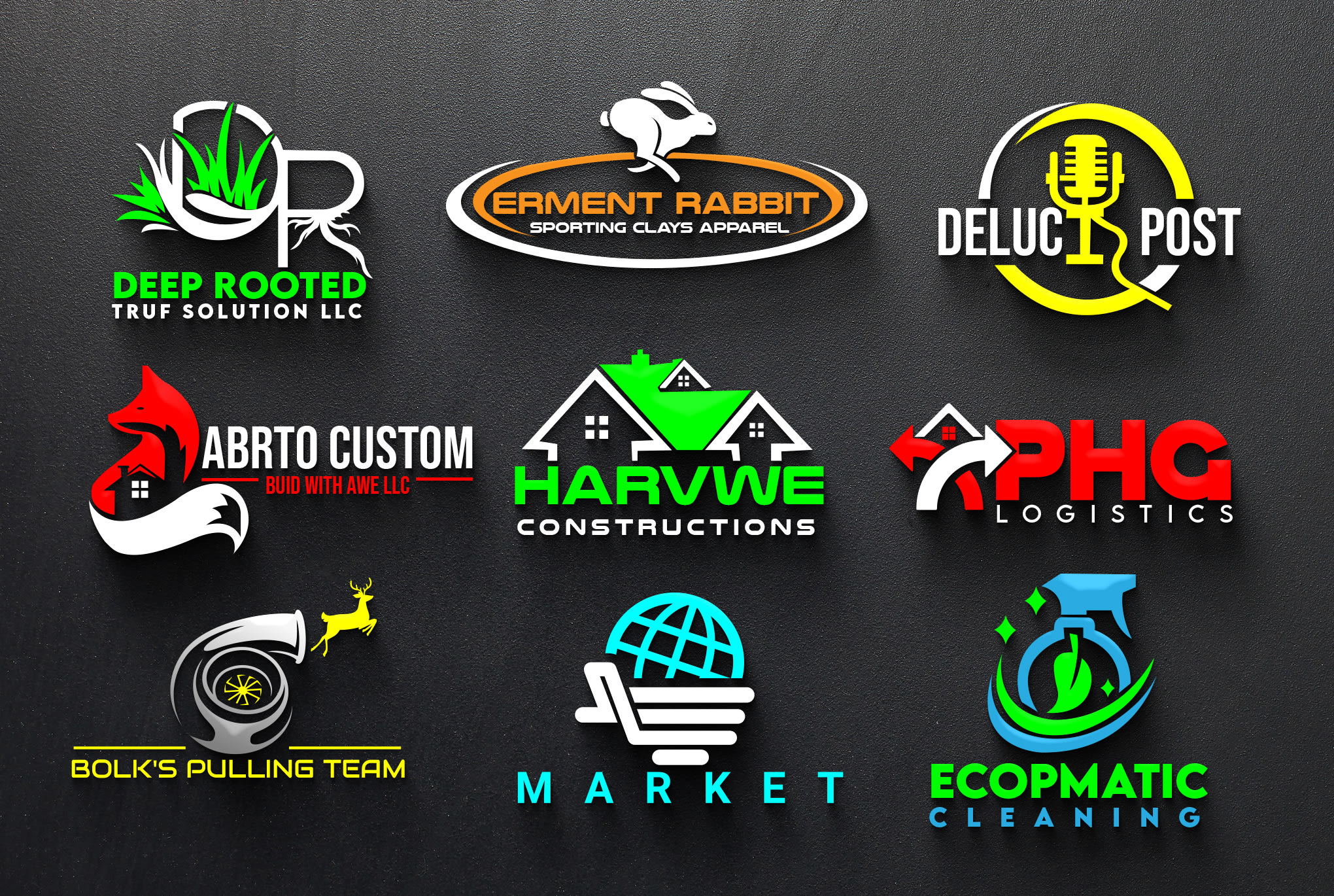 Do creative modern business logo design in 12 hours by Zeeshanzahoor76 |  Fiverr