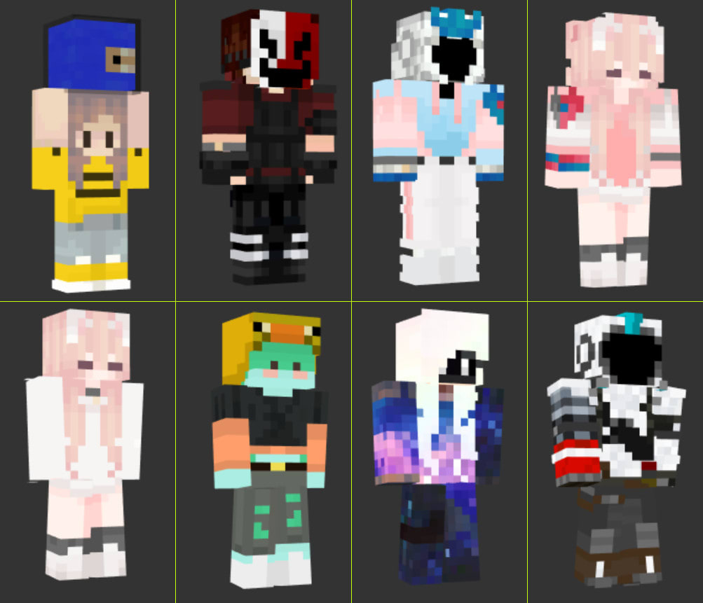 mixer indhold Sanctuary Make you a minecraft skin of your choice by Teylgate | Fiverr