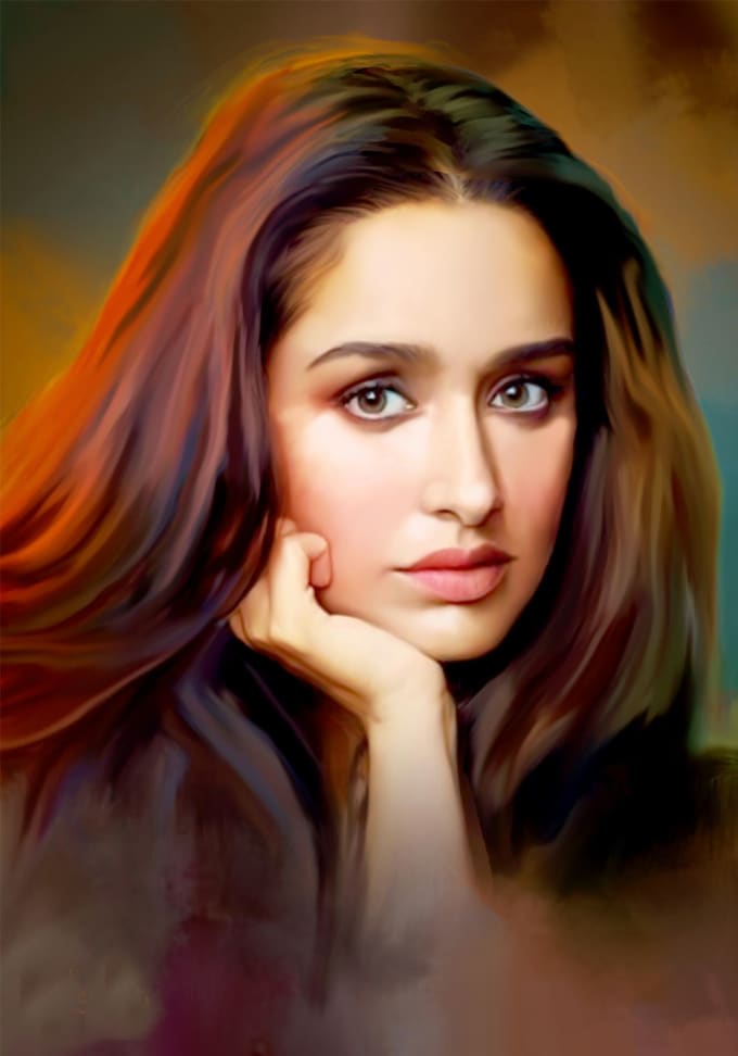 Do amazing and realistic oil painting portrait