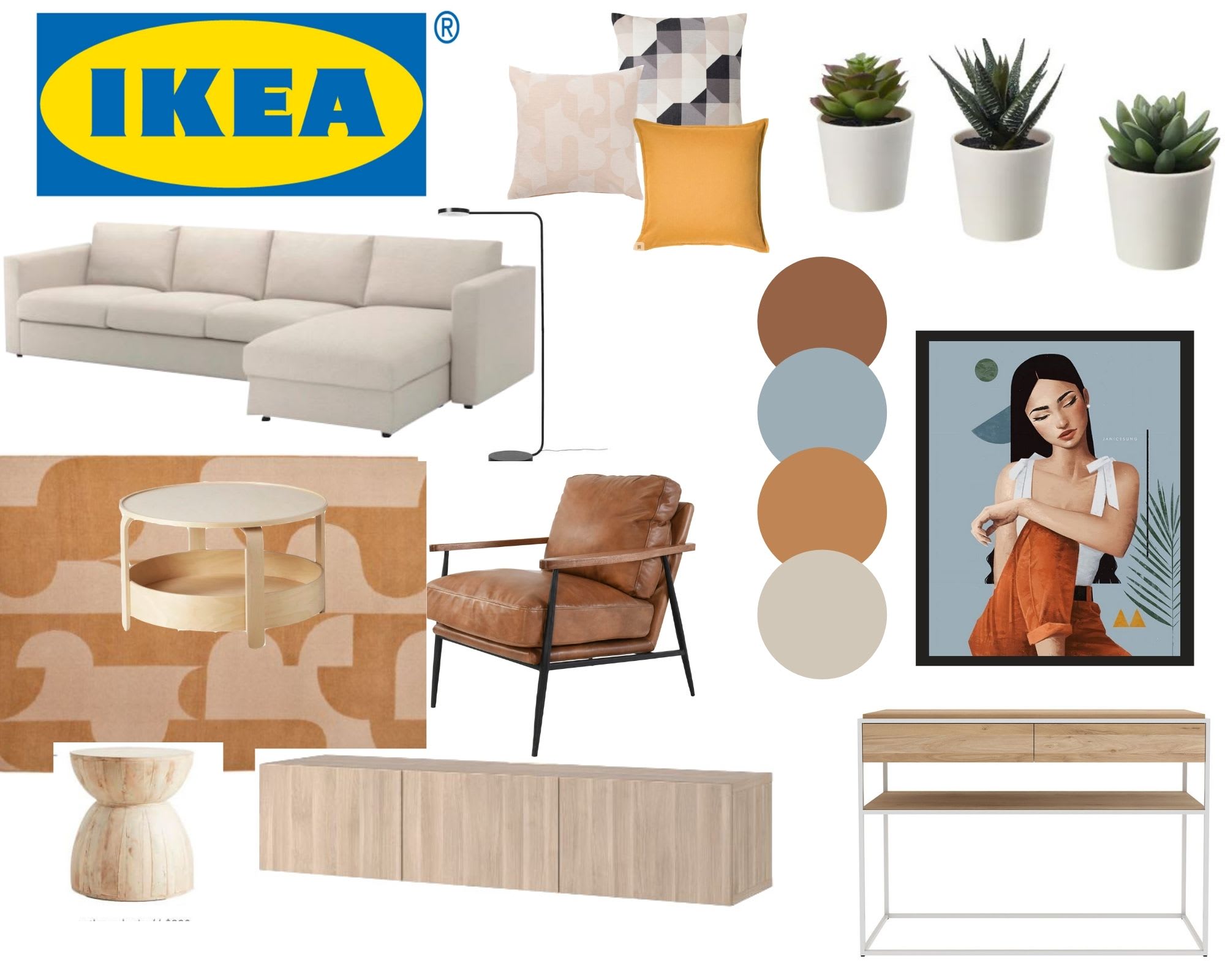 vloeiend Downtown zaad Professional ikea moodboard with links by Samgina9999a | Fiverr