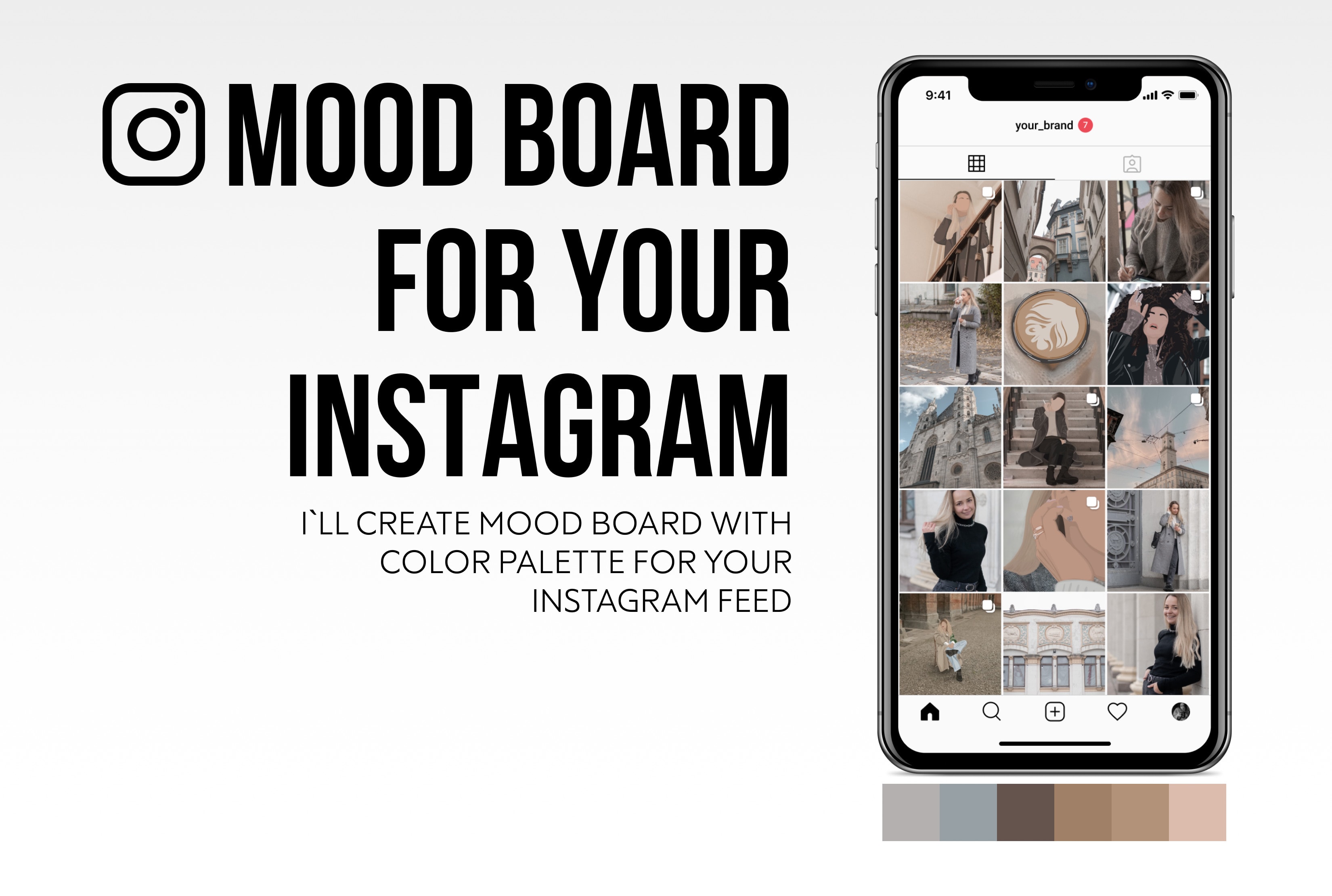 board　and　for　Fiverr　color　palette　your　Zlatalaver　instagram　by　Create　mood