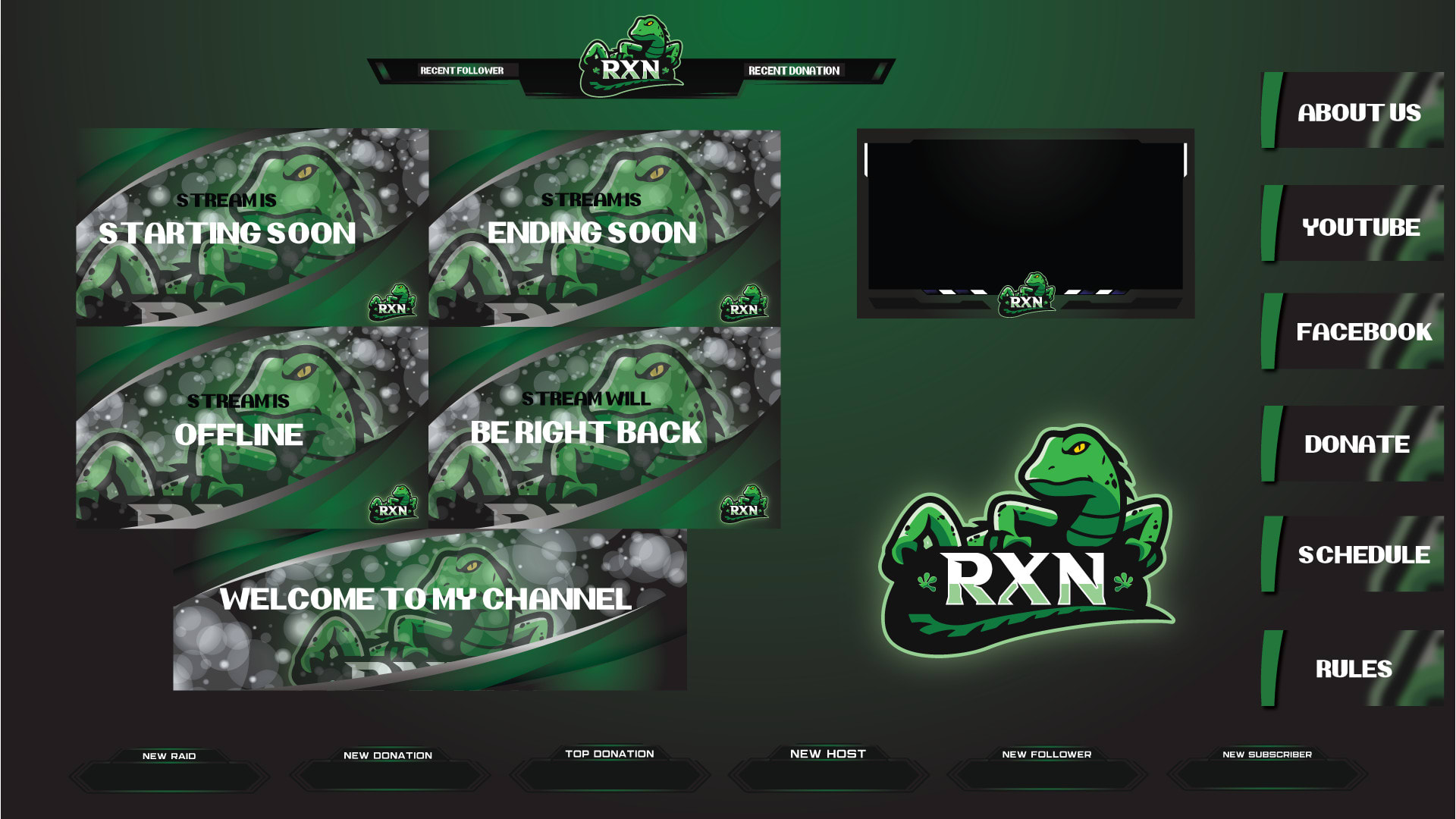 Design Twitch Mixer Obs Overlay Facecam Screen Alert By Gfx Graphic11 Fiverr