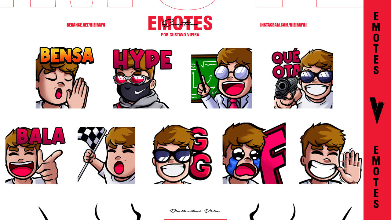 Twitch Emotes & Badges on Behance