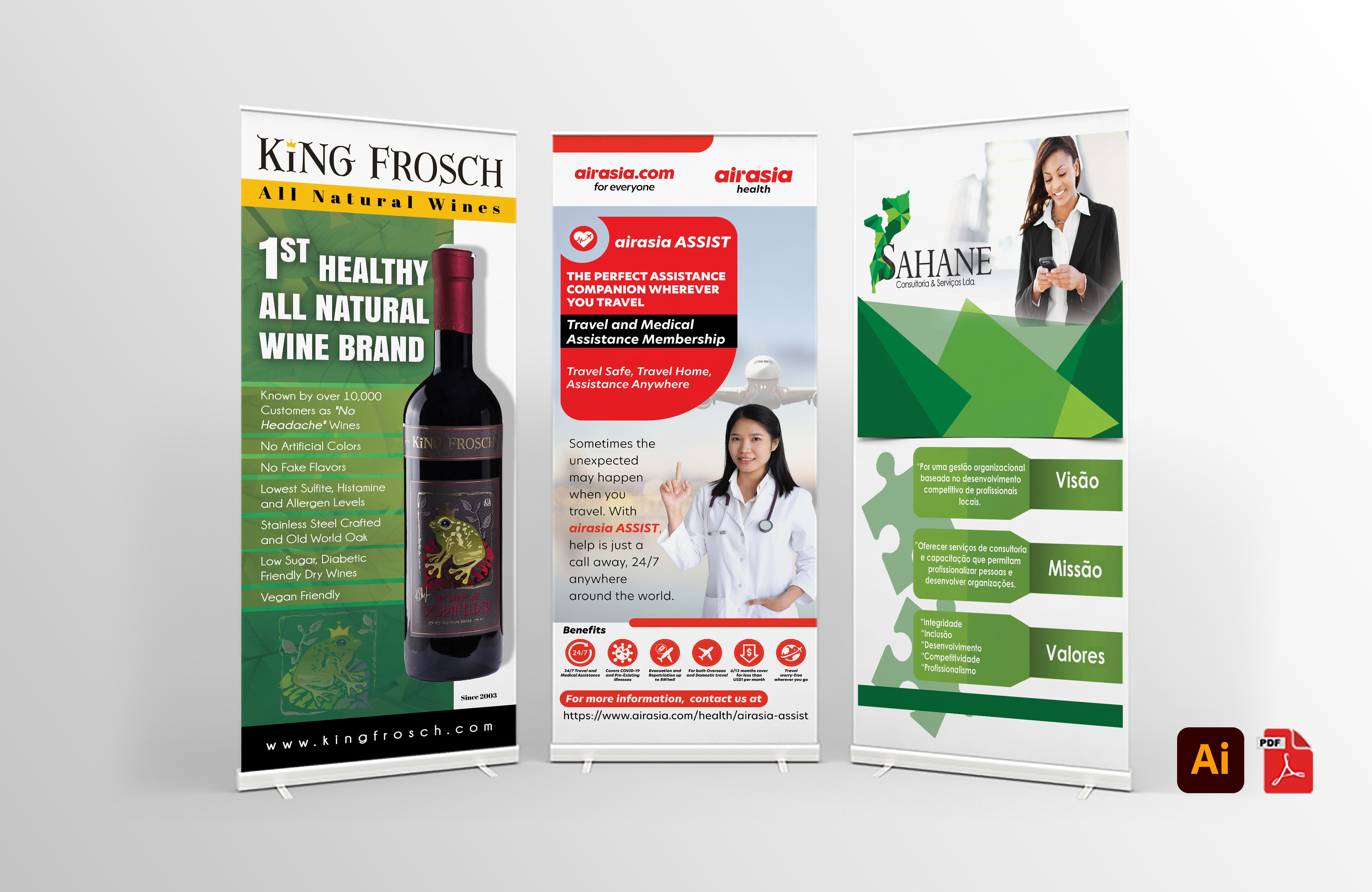 design signage rollup banner billboard yard sign pullup banner standee in  24hrs