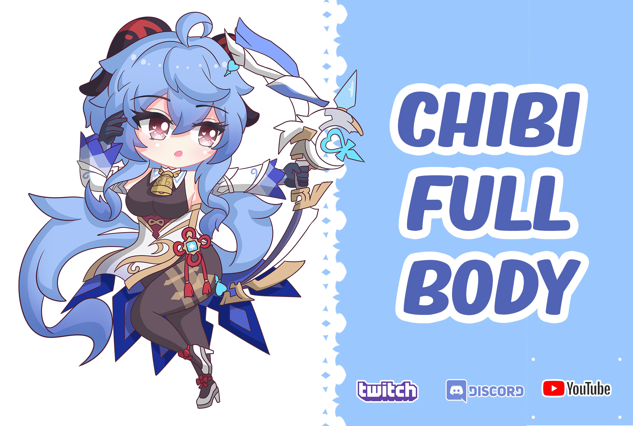 Draw cute colored full body chibi characters by Laatahzanitoon ...