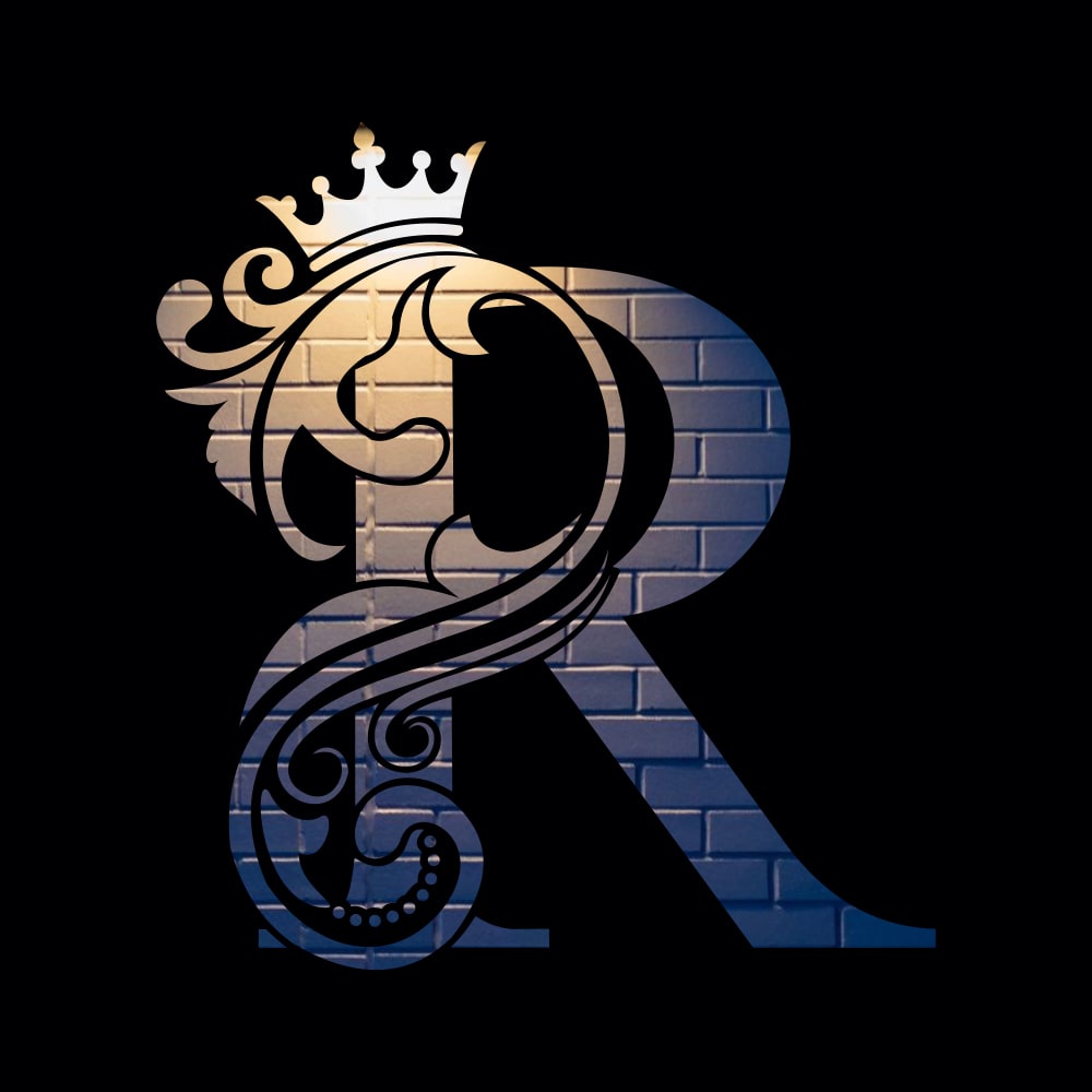 R alphabet logo king by Waleedrehman239 | Fiverr