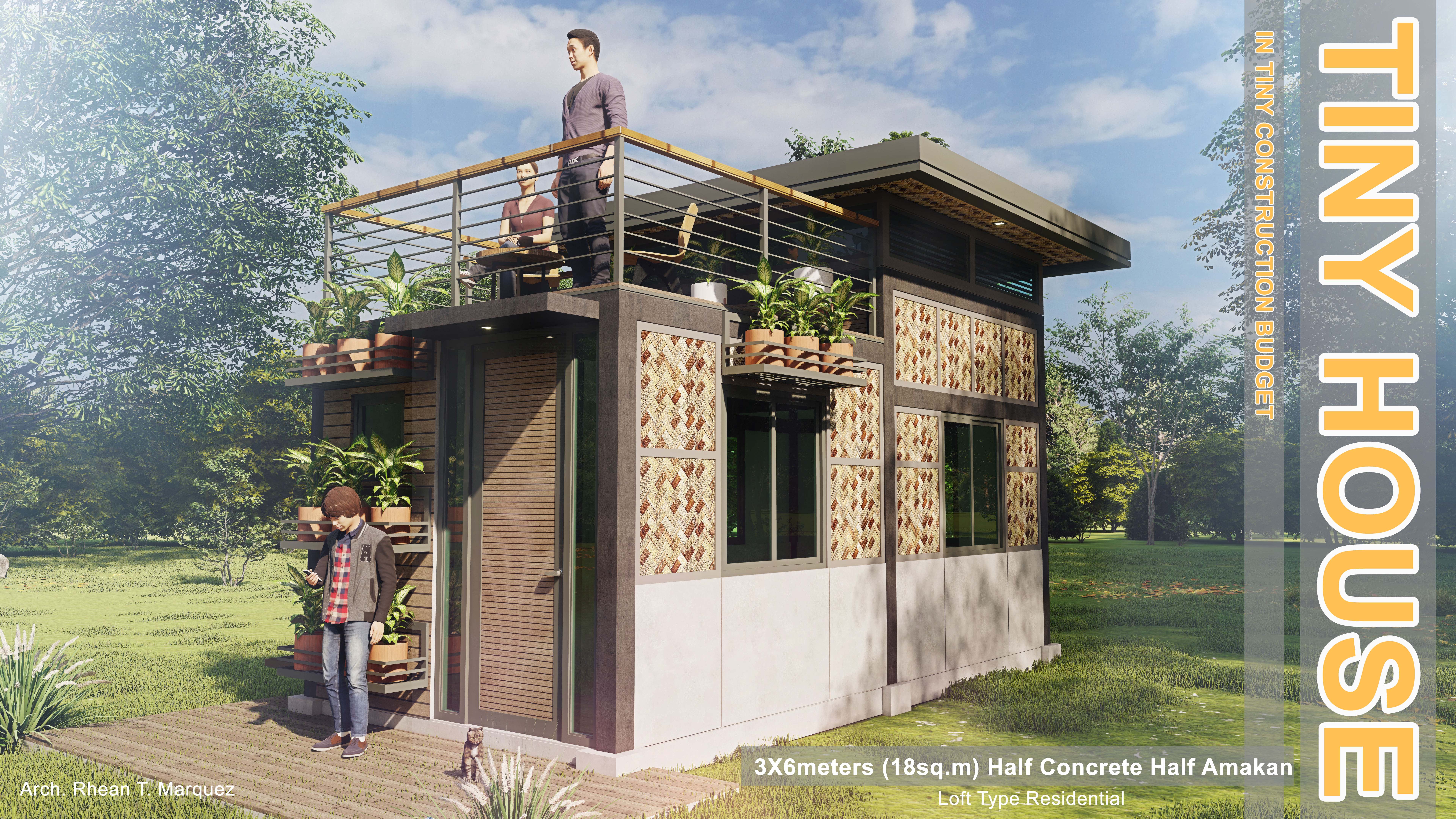 Do tiny house architectural and interior design presentation by Archmarquez  | Fiverr