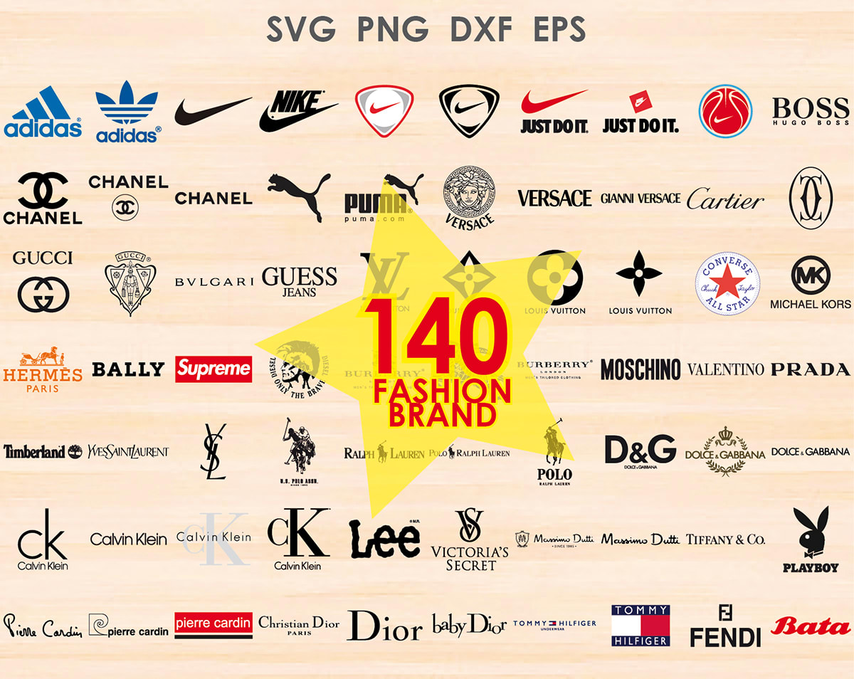 Download Fashion Brand Svg Luxury Brands Svg Png Dxf By Lauraluisa Fiverr