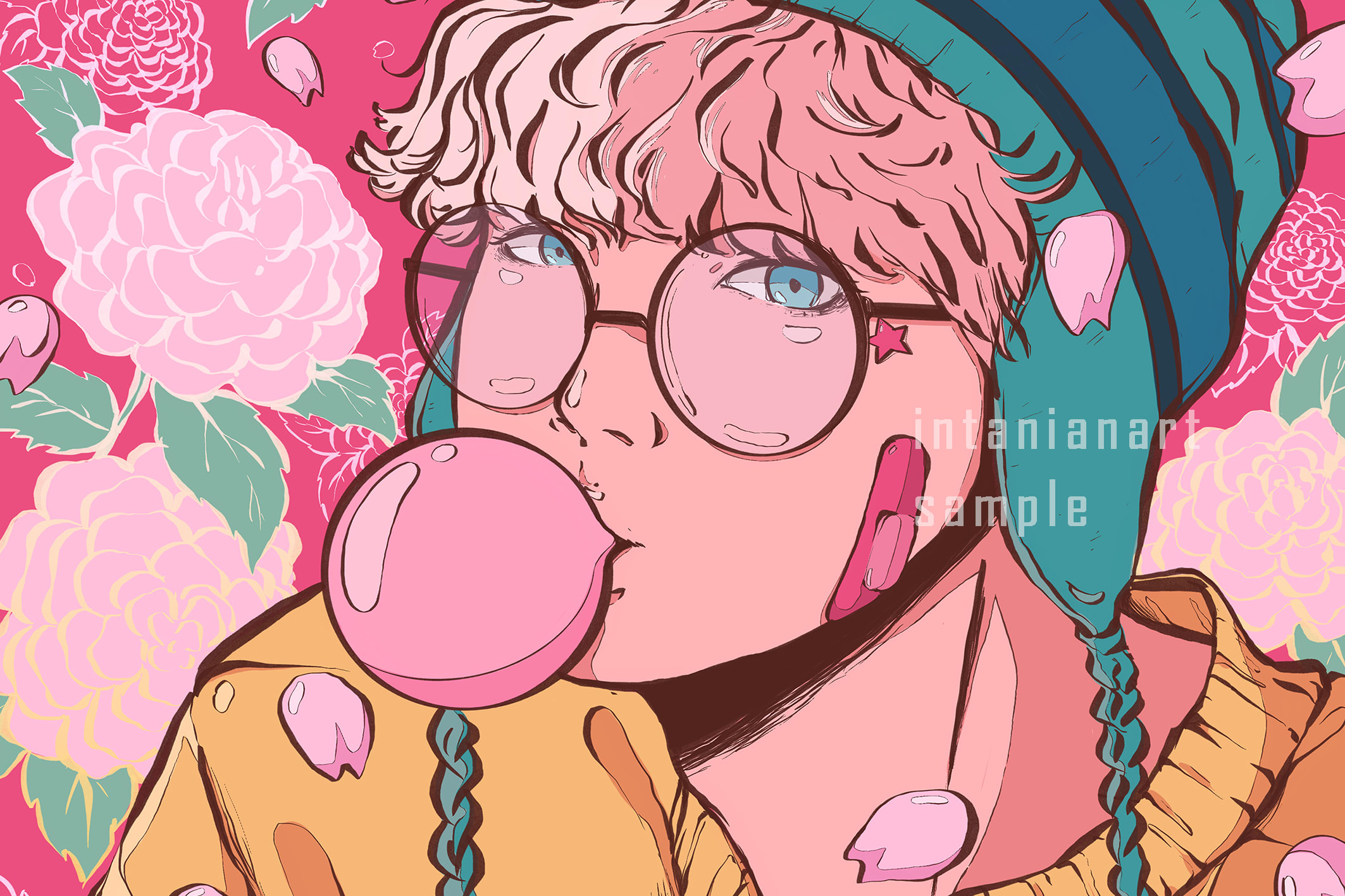 Custom Cute and Cool Anime Art Style Art Commission | Sketchmob