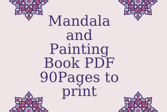 Download Give You Healing Mandala Coloring Book Pdf 90 Pages To Print By Anlguzel Fiverr
