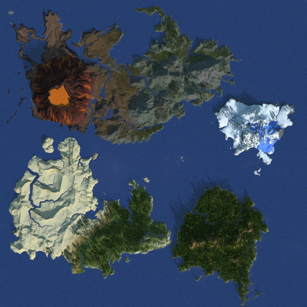 Terraform a fantastic minecraft map by Robarm99