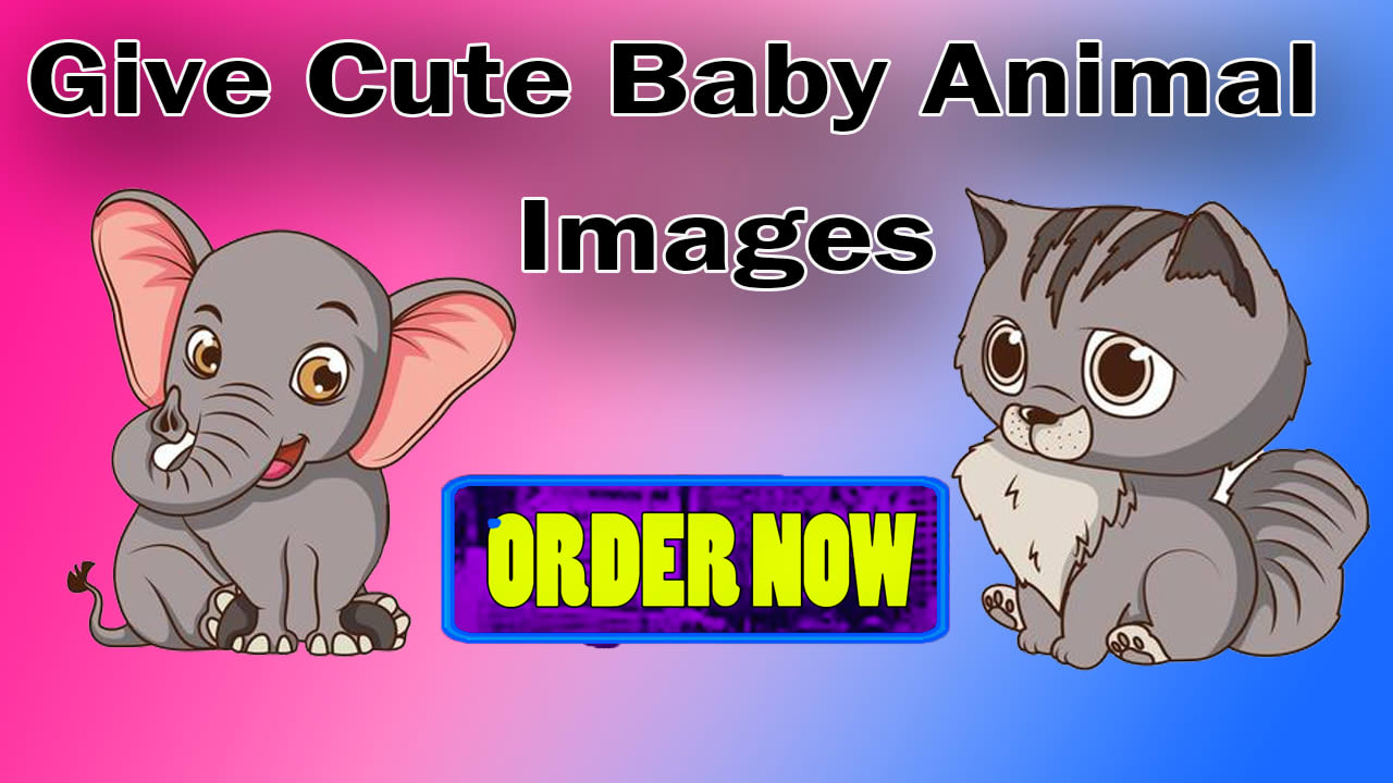Give Cute Cartoon Baby Animals Image By Sltechcafe Fiverr Give Cute Cartoon Baby Animals Image By Sltechcafe Fiverr