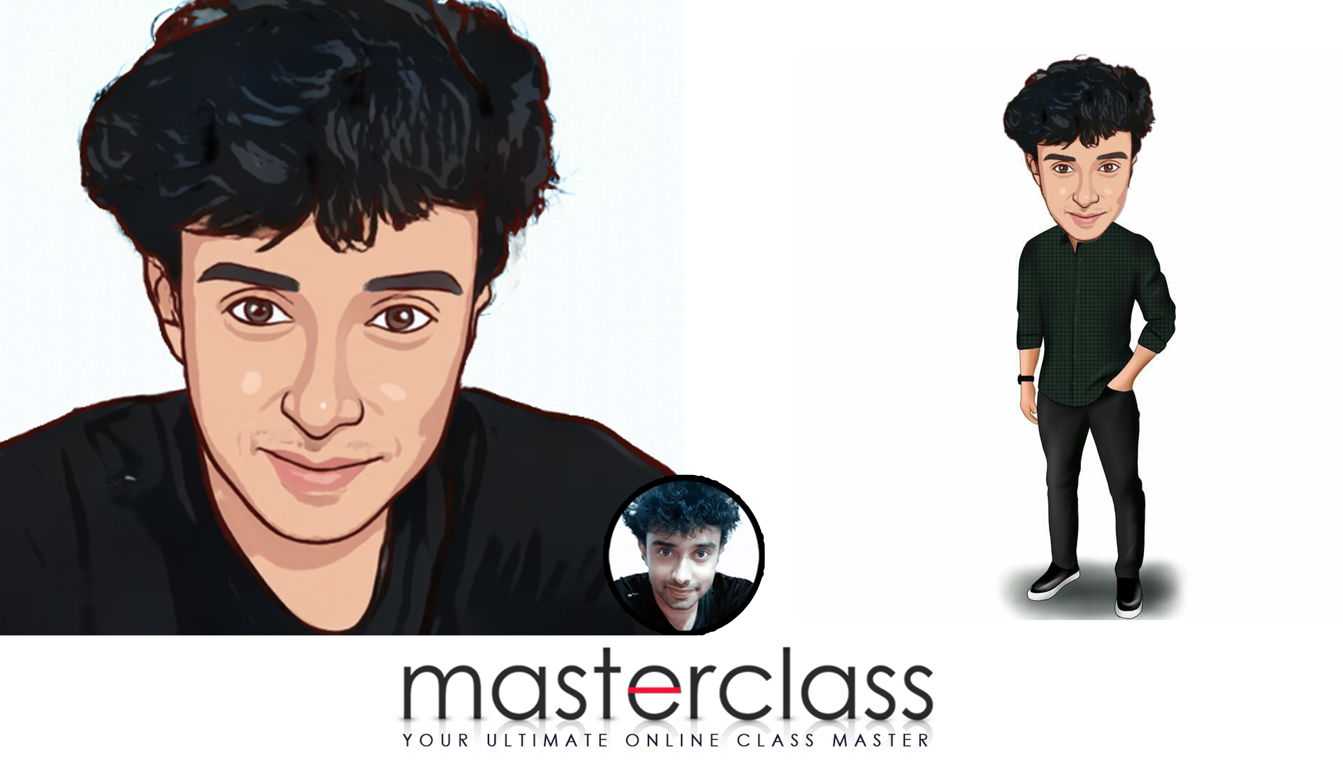 Do 2d cartoon images in photoshop by Joinmasterclass | Fiverr