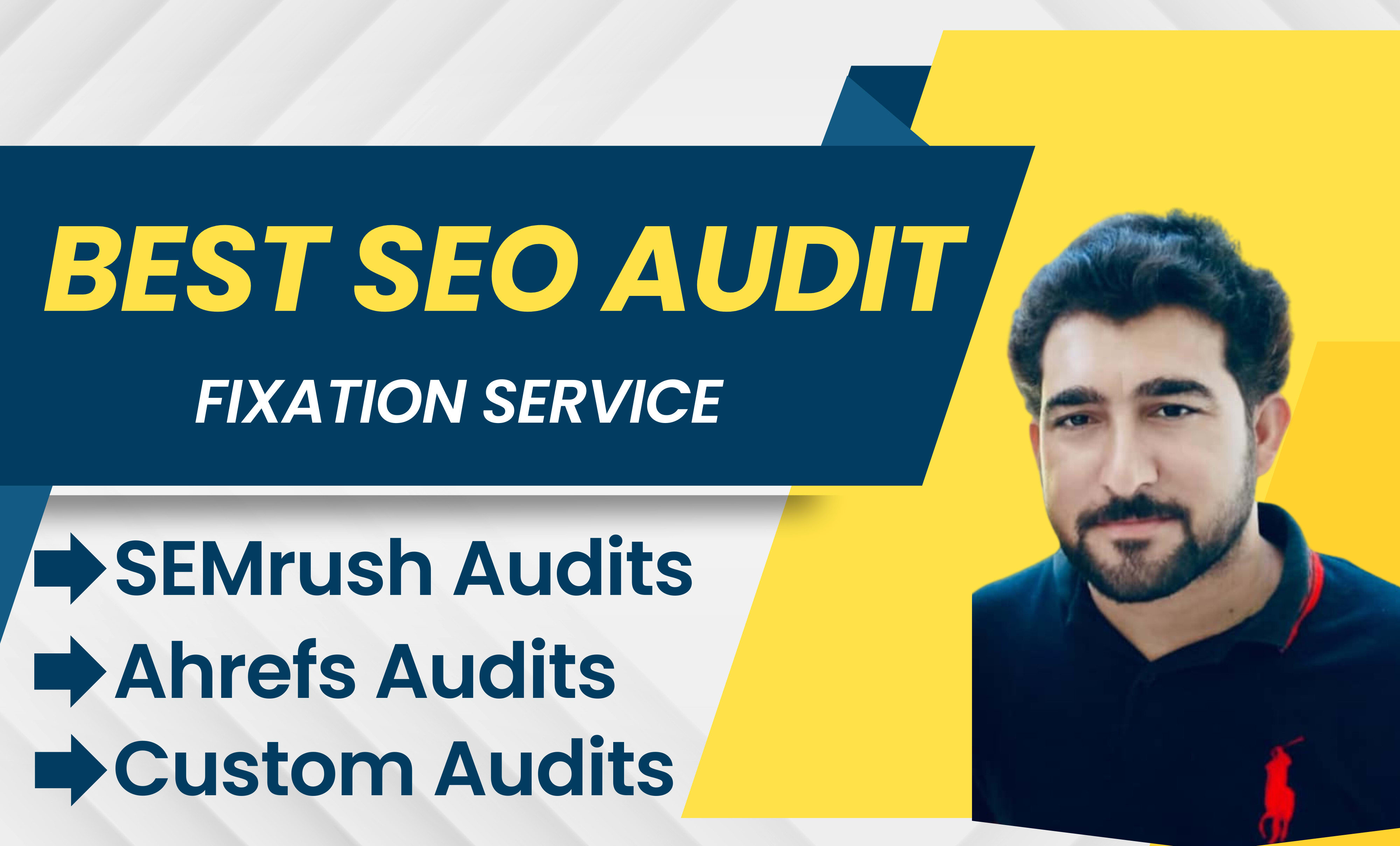 Do technical seo audit via ahrefs, moz and semrush to boost google