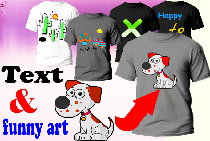 Funny art cheap t shirts