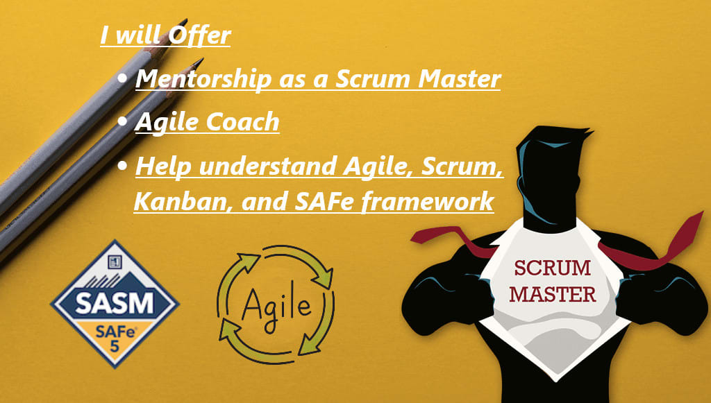 Guide you as scrum master and agile coach by Haroonj15 | Fiverr