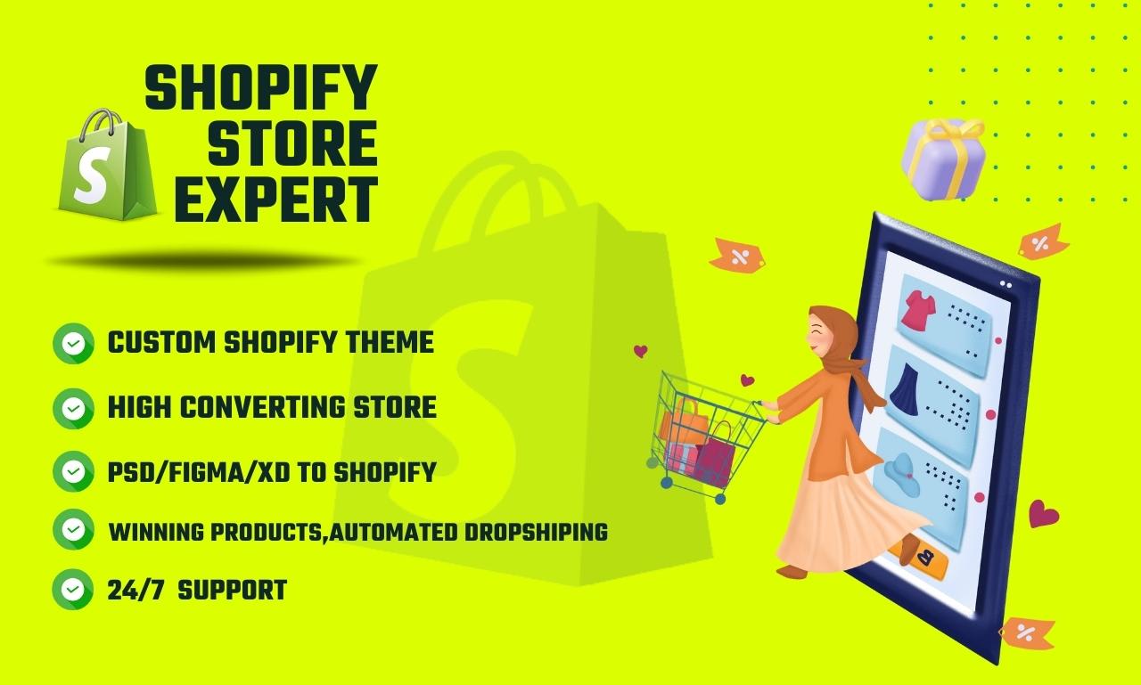 shopify ecommerce site, customization, automation