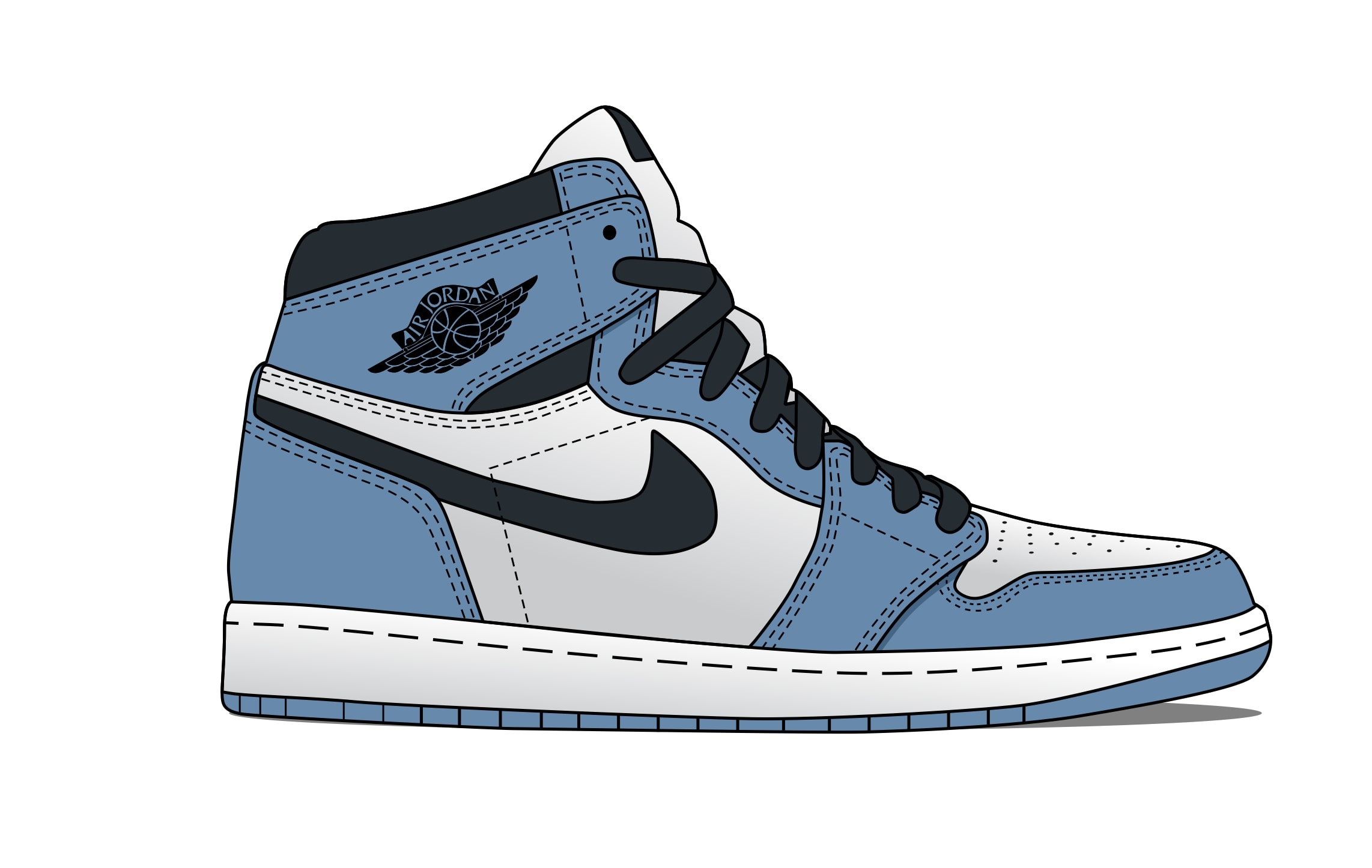 Draw your shoes into vector art or cartoon by Anjarghee | Fiverr