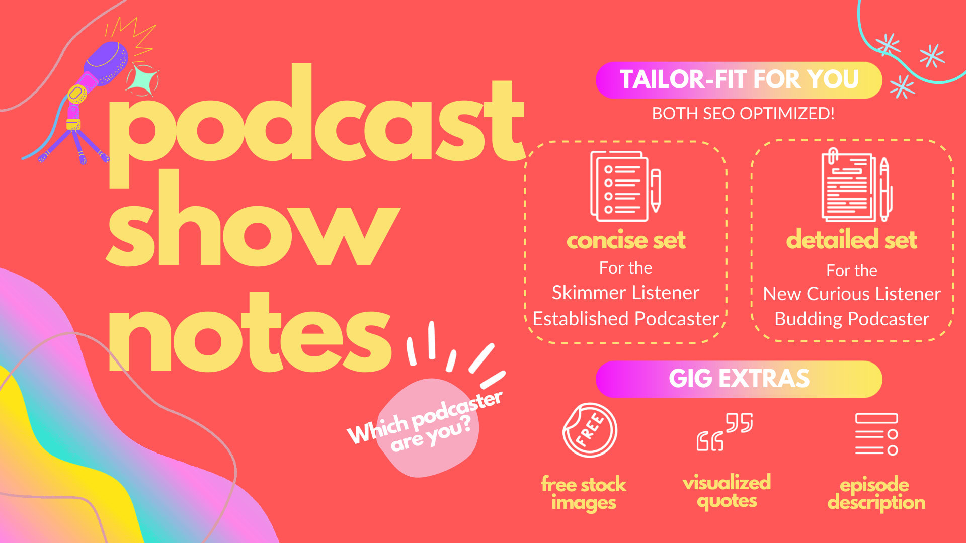 Write effective podcast show notes detailed or concise by